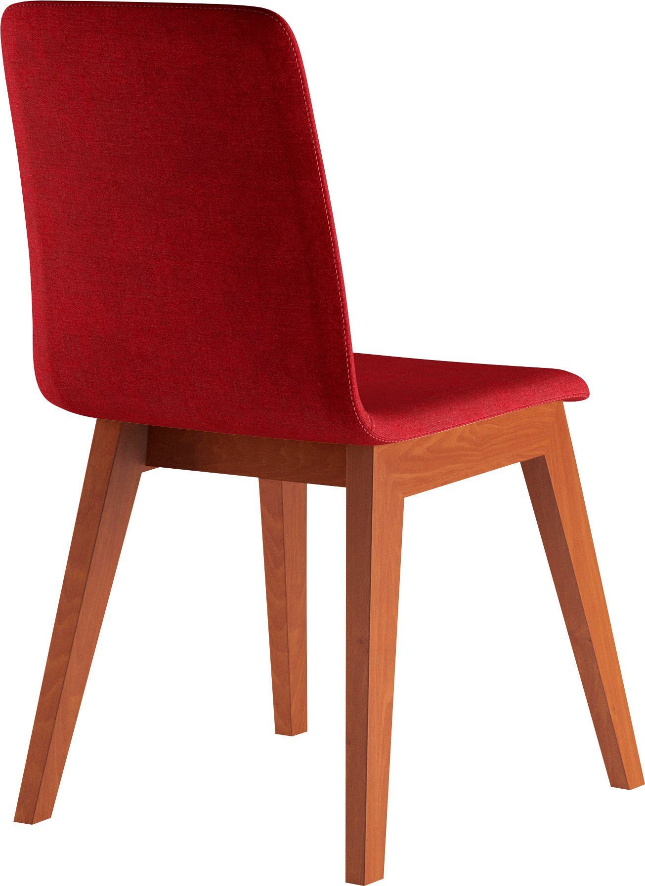 INOSIGN Stoel Sandy met verschillende stoelpootkleuren en kleurvarianten, zithoogte 47 cm (2 stuks)