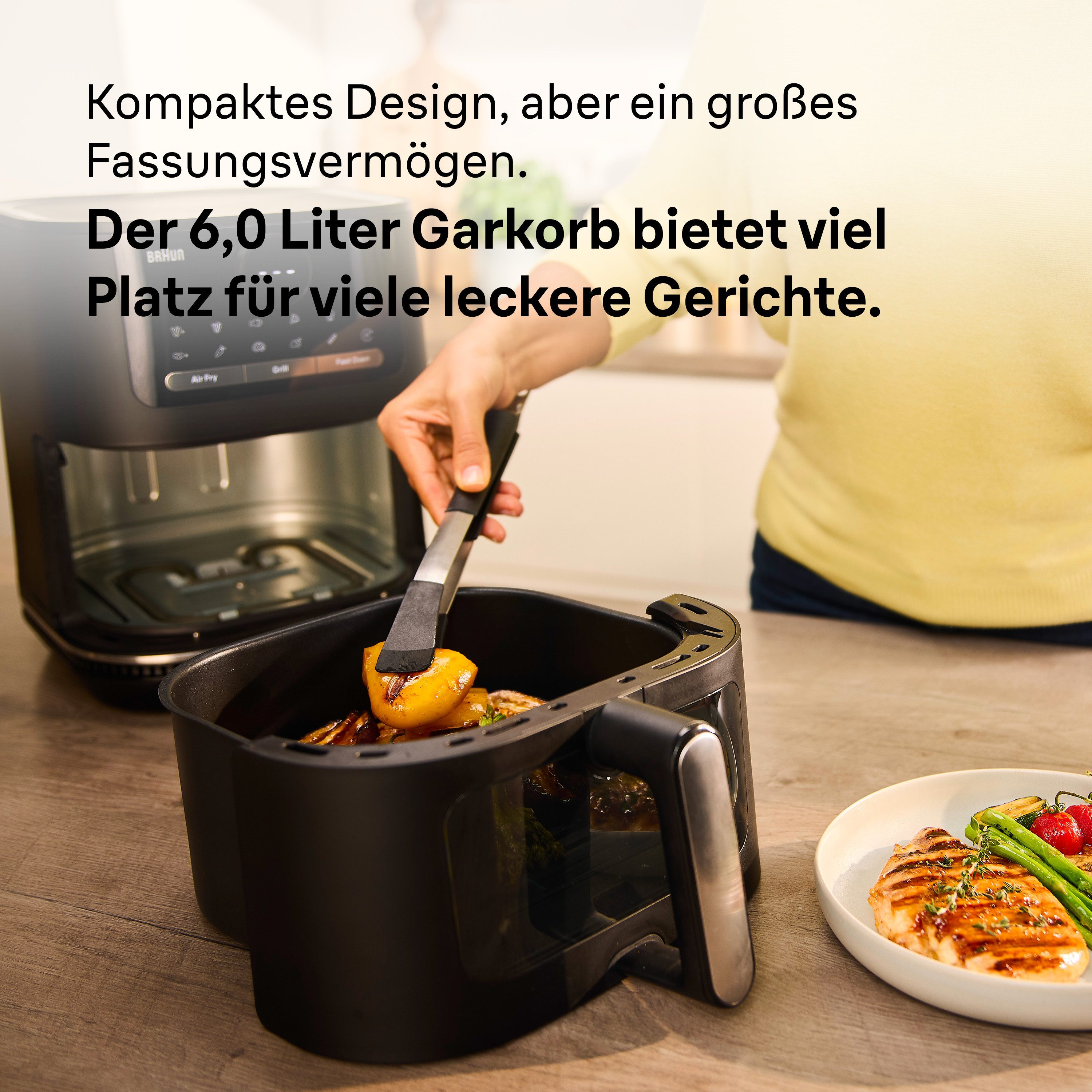 Braun Airfryer MultiFry HF 5073I BK schwarz