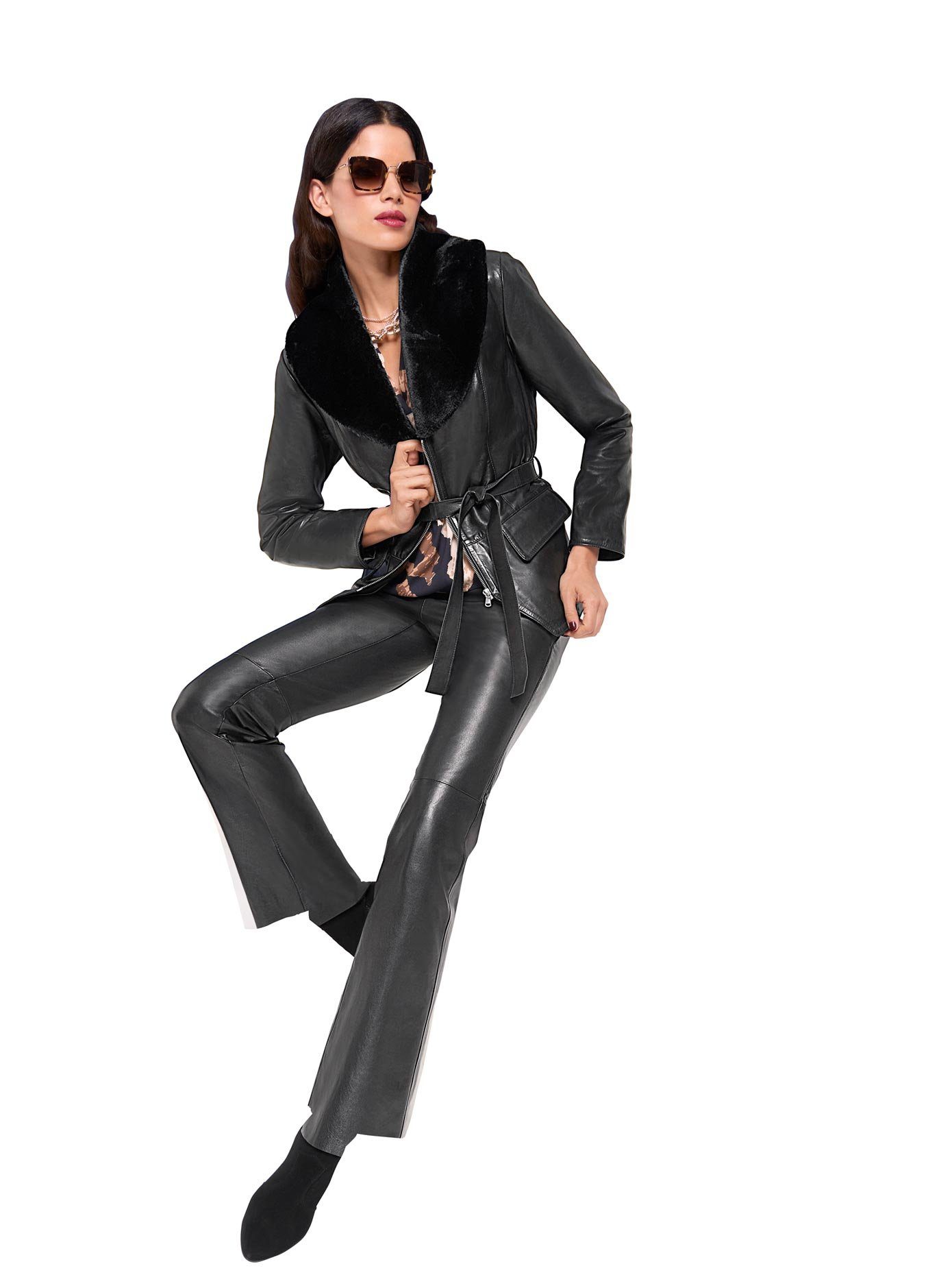 heine Leren broek