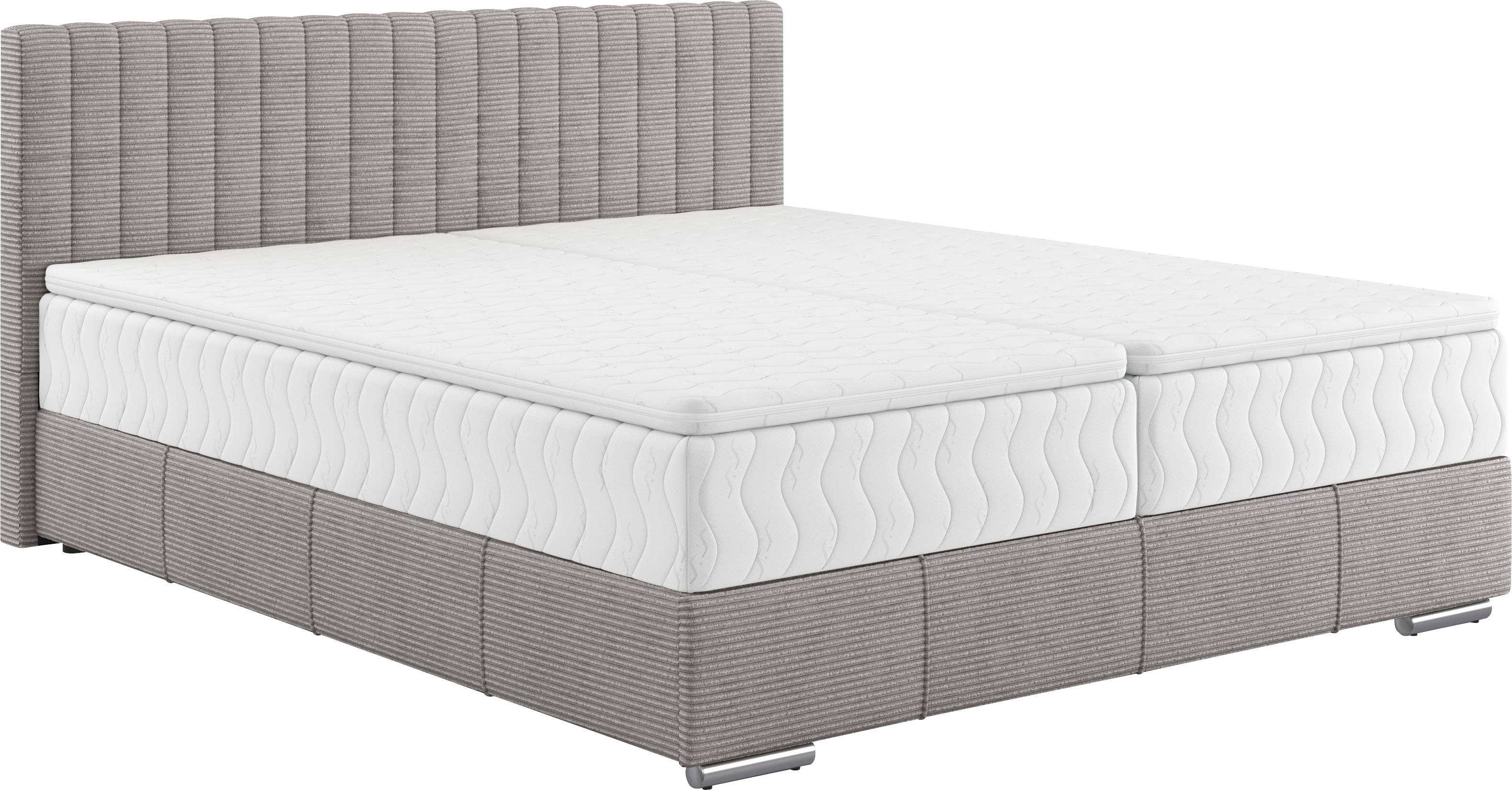 INOSIGN Boxspring Thor met bedbodem, incl. matras, topverkoper Topmatras en sierkussen, in verschillende hardheden beschikbaar