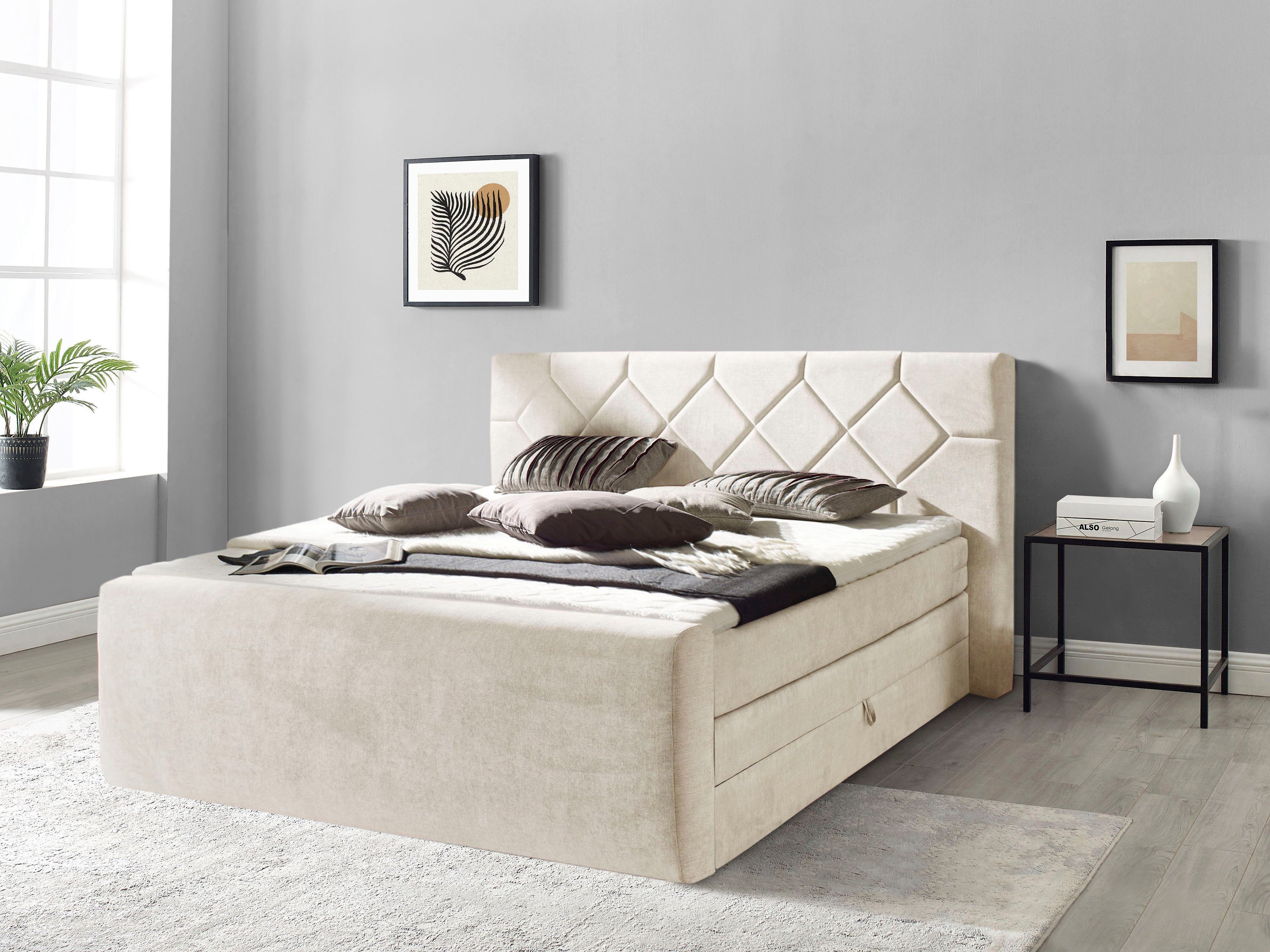 Places of Style Boxspring Atlanta inclusief topmatras en bedkist