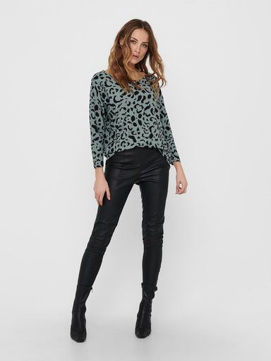 Only Shirt met 3/4 mouwen ONLELCOS 4/5 AOP TOP JRS