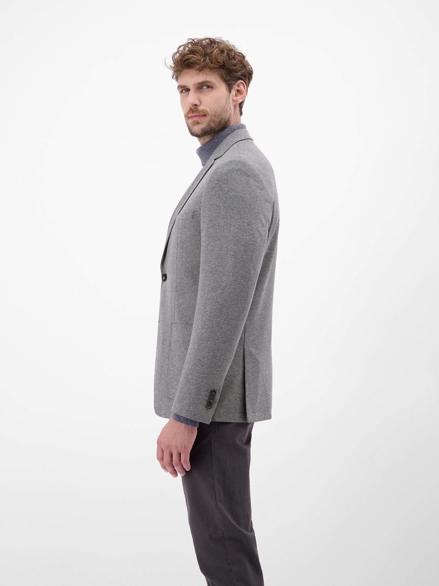 Lerros Jerseycolbert LERROS Jersey blazer in gebreide look