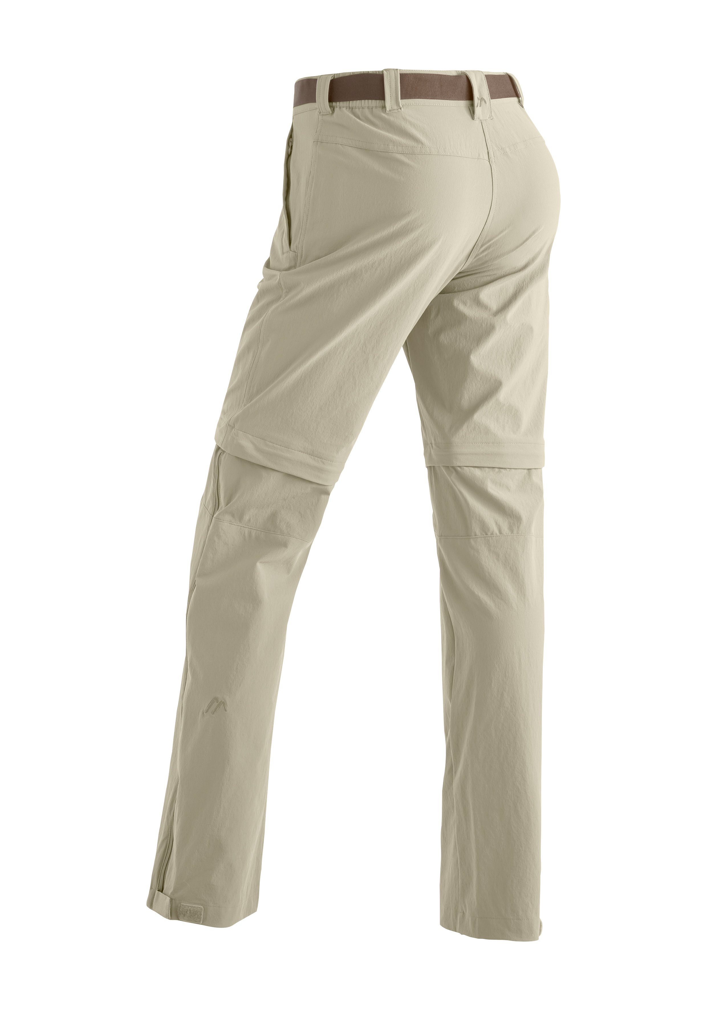 Maier Sports Functionele broek Nata Dames wandelbroek, afritsbare outdoorbroek, 3 zakken, regular fit