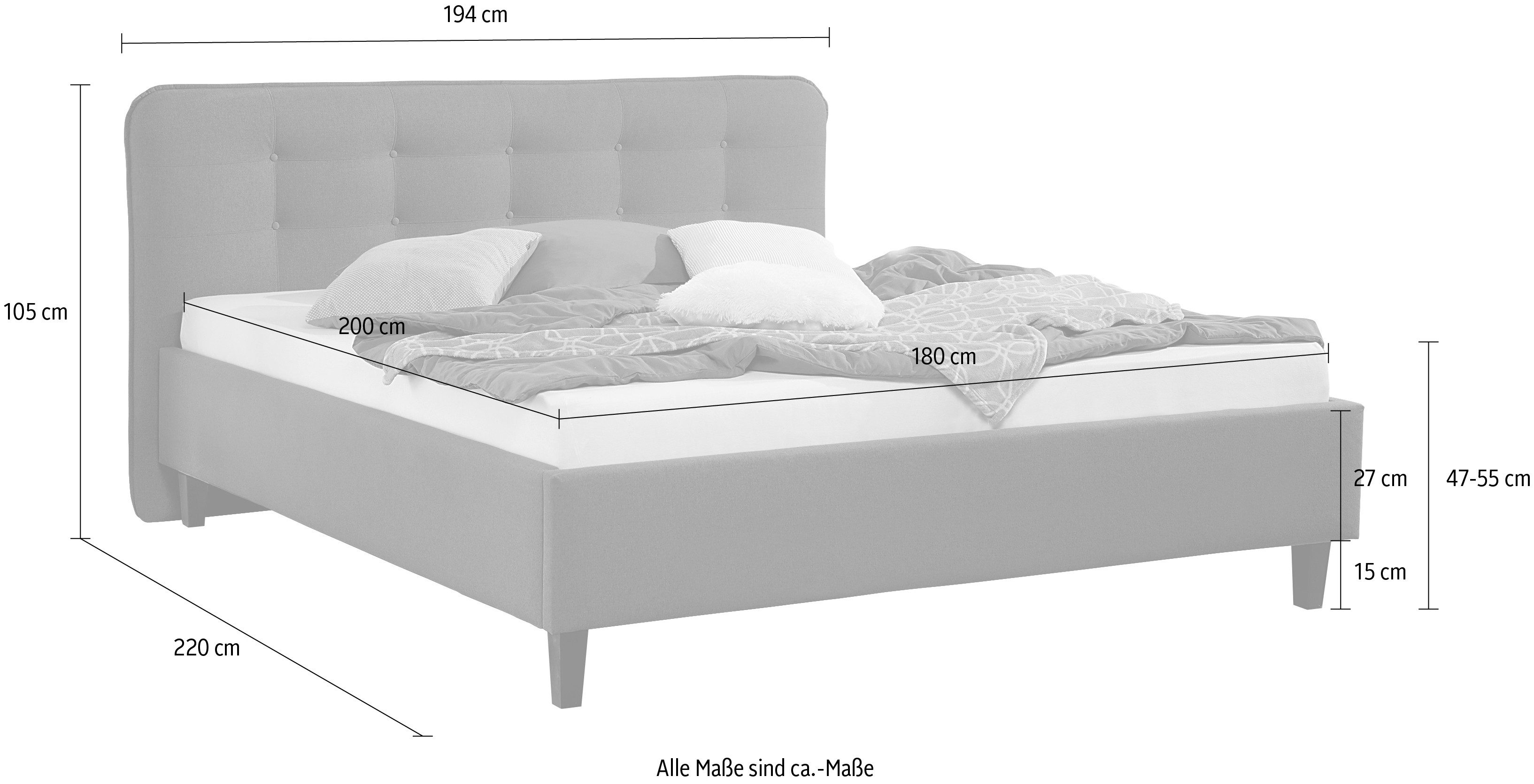Maintal Gestoffeerd bed Livermore