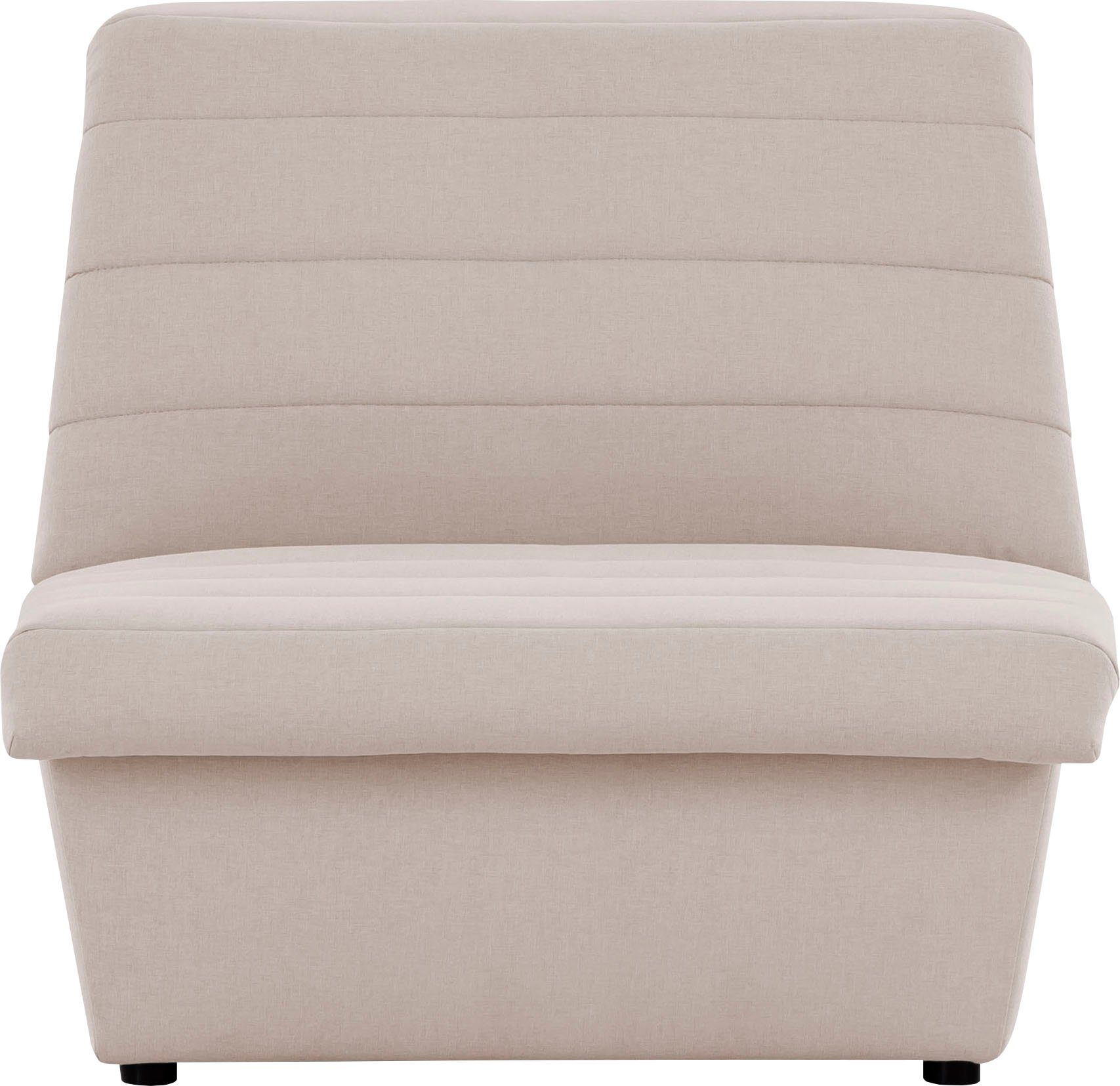 LOOKS BY WOLFGANG JOOP Fauteuil LOOKS VIII Breedtestiksels, zonder armleuningen, in twee verschillende afmetingen fauteuils maat 92 cm x 92 cm x 103