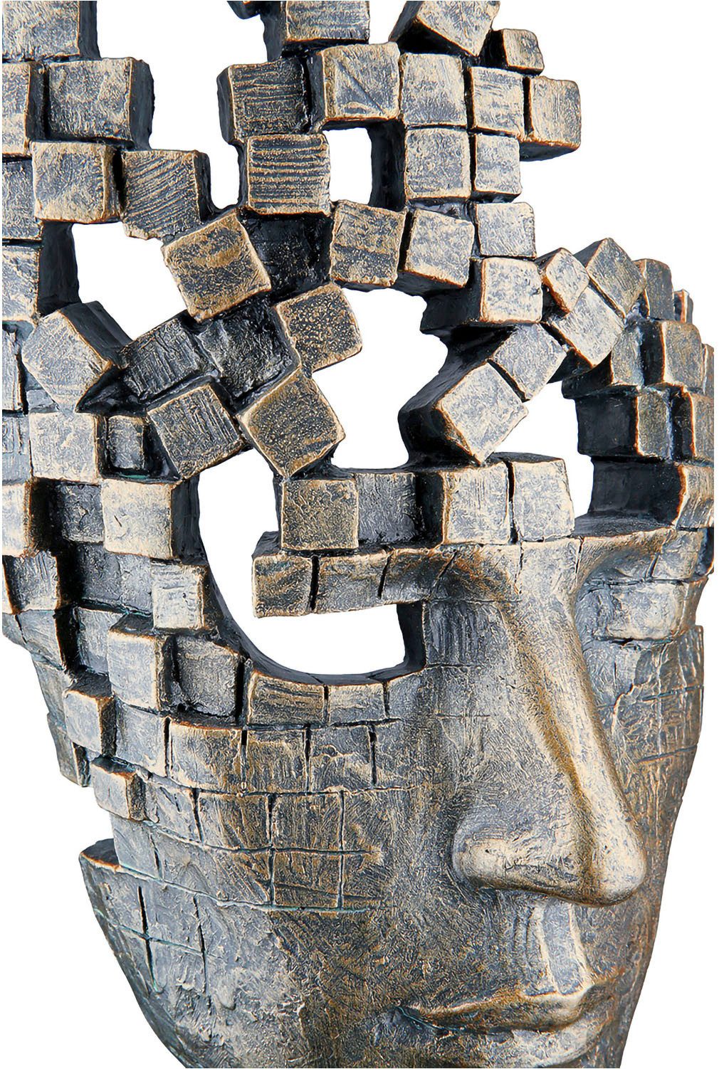 Casablanca by Gilde Decoratief figuur Sculptuur "Mannelijke Masker" (1 stuk)