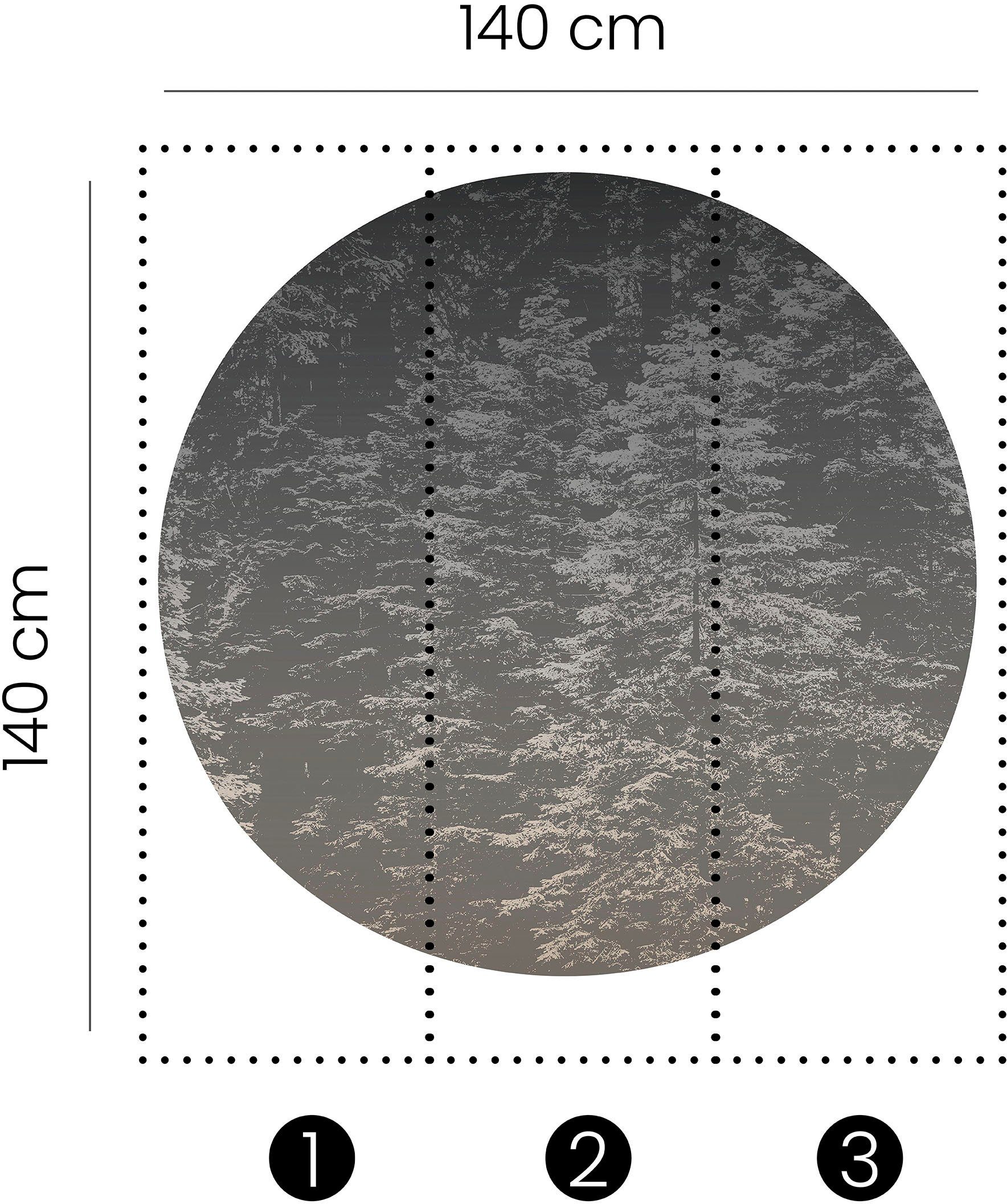 Fashion for walls Fotobehang Hazy Pines Ftalaten vrij