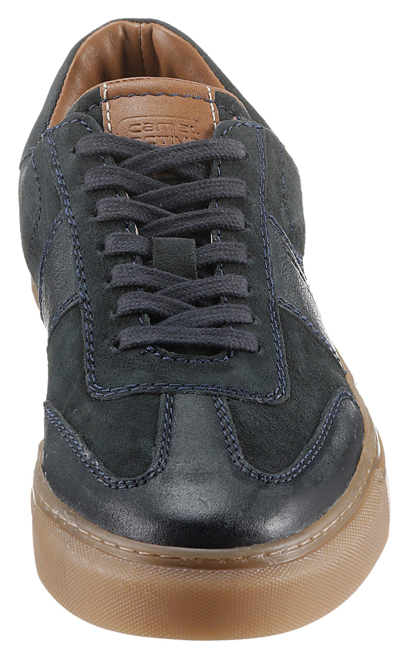 camel active Sneakers in retro look, vrijetijdsschoen, lage schoen, veterschoen