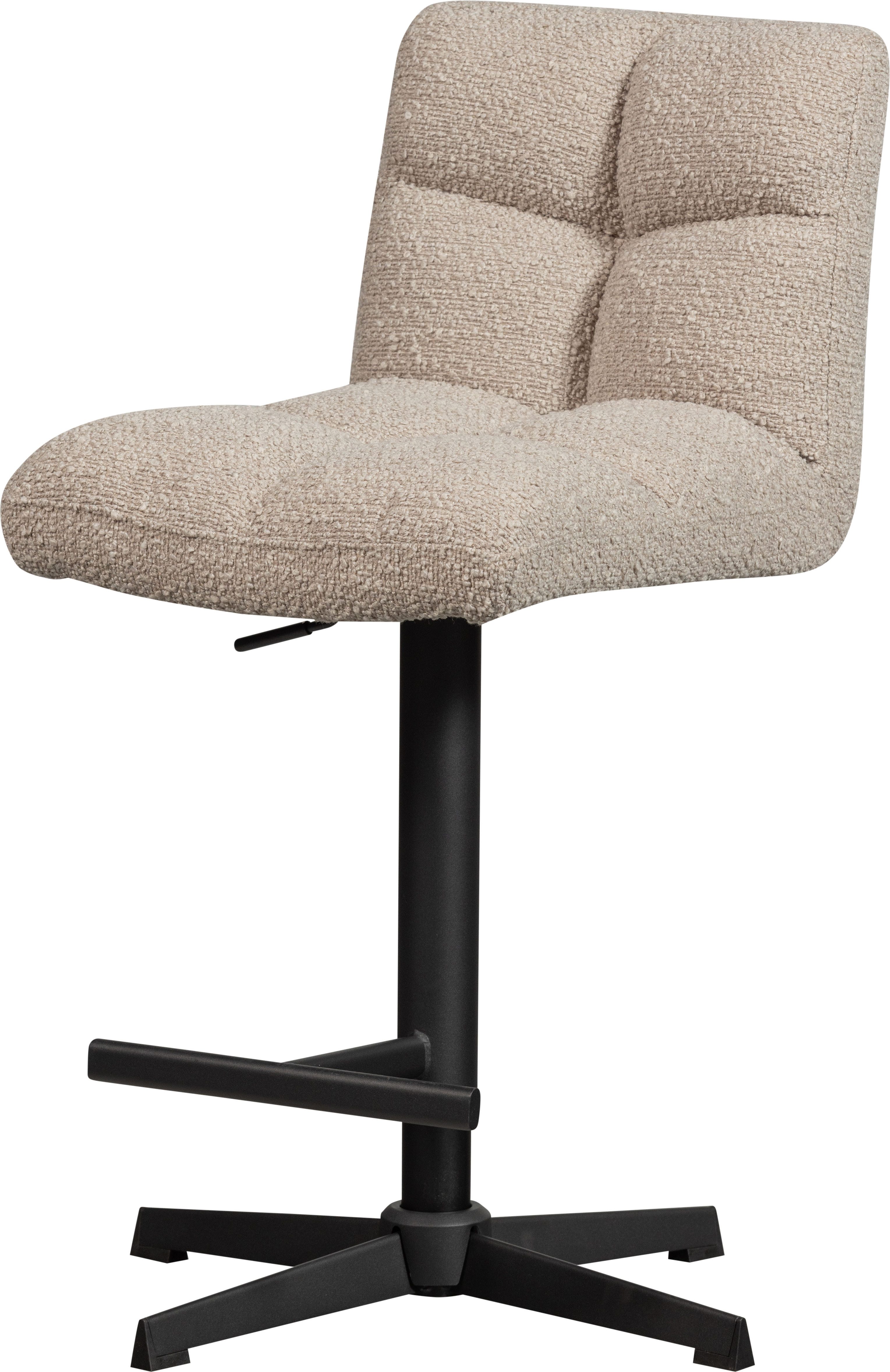 WOOOD Barkruk Vinny draaibaar, in hoogte verstelbaar, breedte 44 cm (set, 2 stuks)