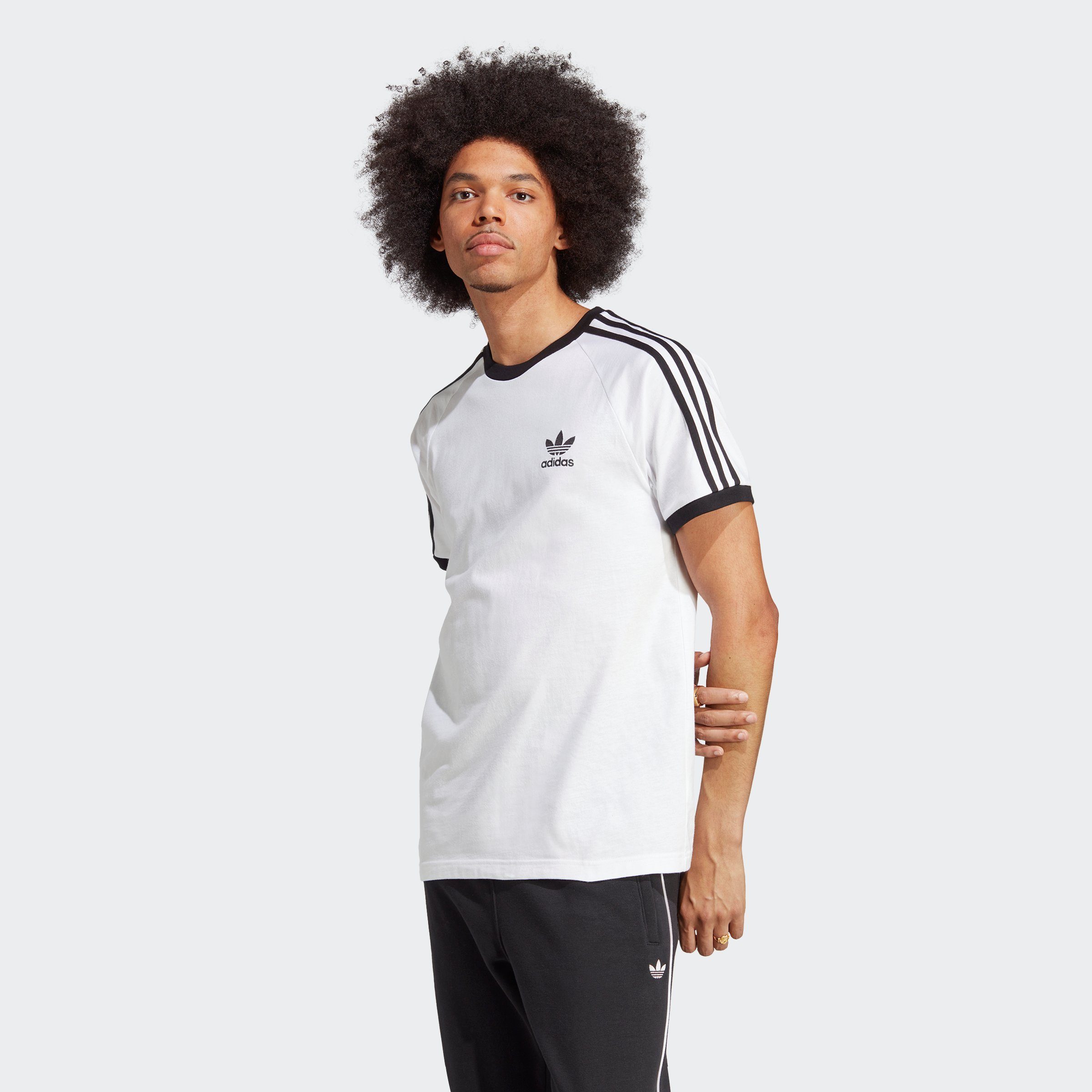 adidas Originals T-shirt 3-STRIPES TEE drie-strepen t-shirt