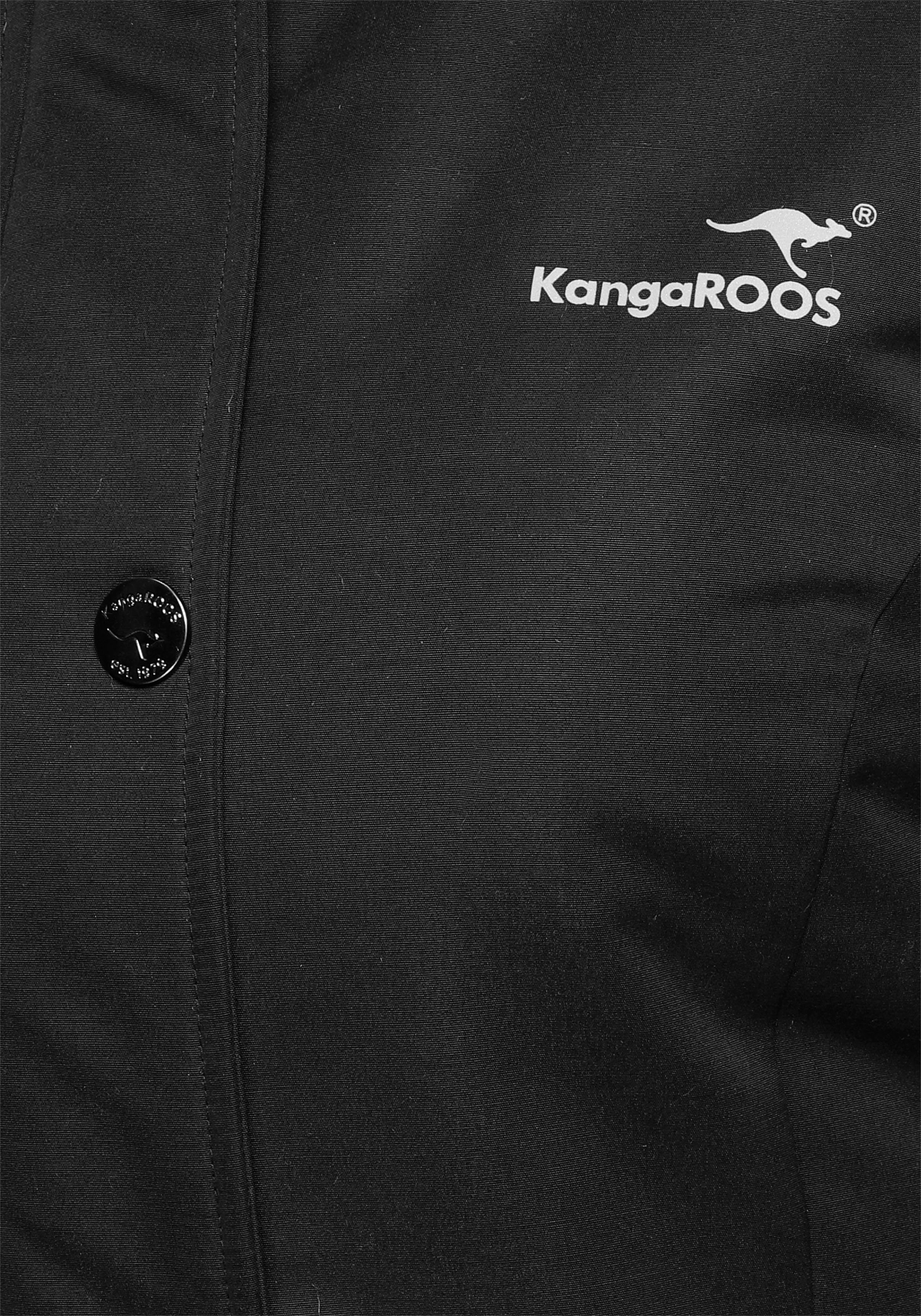KangaROOS Lang jack voor het tussenseizoen, van licht geweven materiaal, modieus