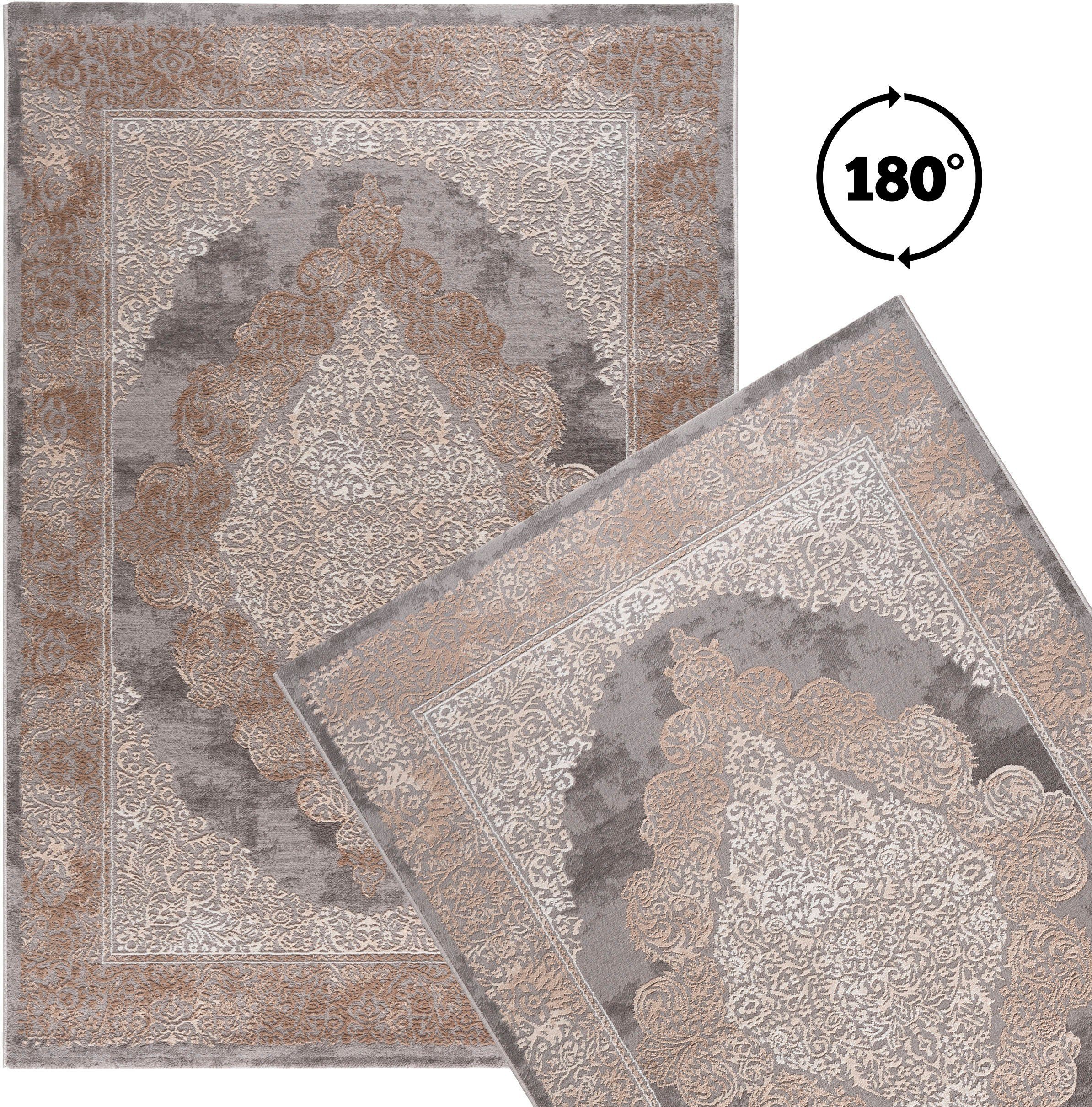 Sehrazat Vloerkleed Lexa 4000 elegant vintage ontwerp, prachtig 3d-effect
