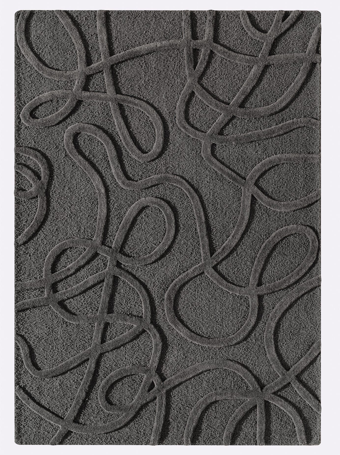 heine home Vloerkleed moderne vloerkleden maat 6 grijs