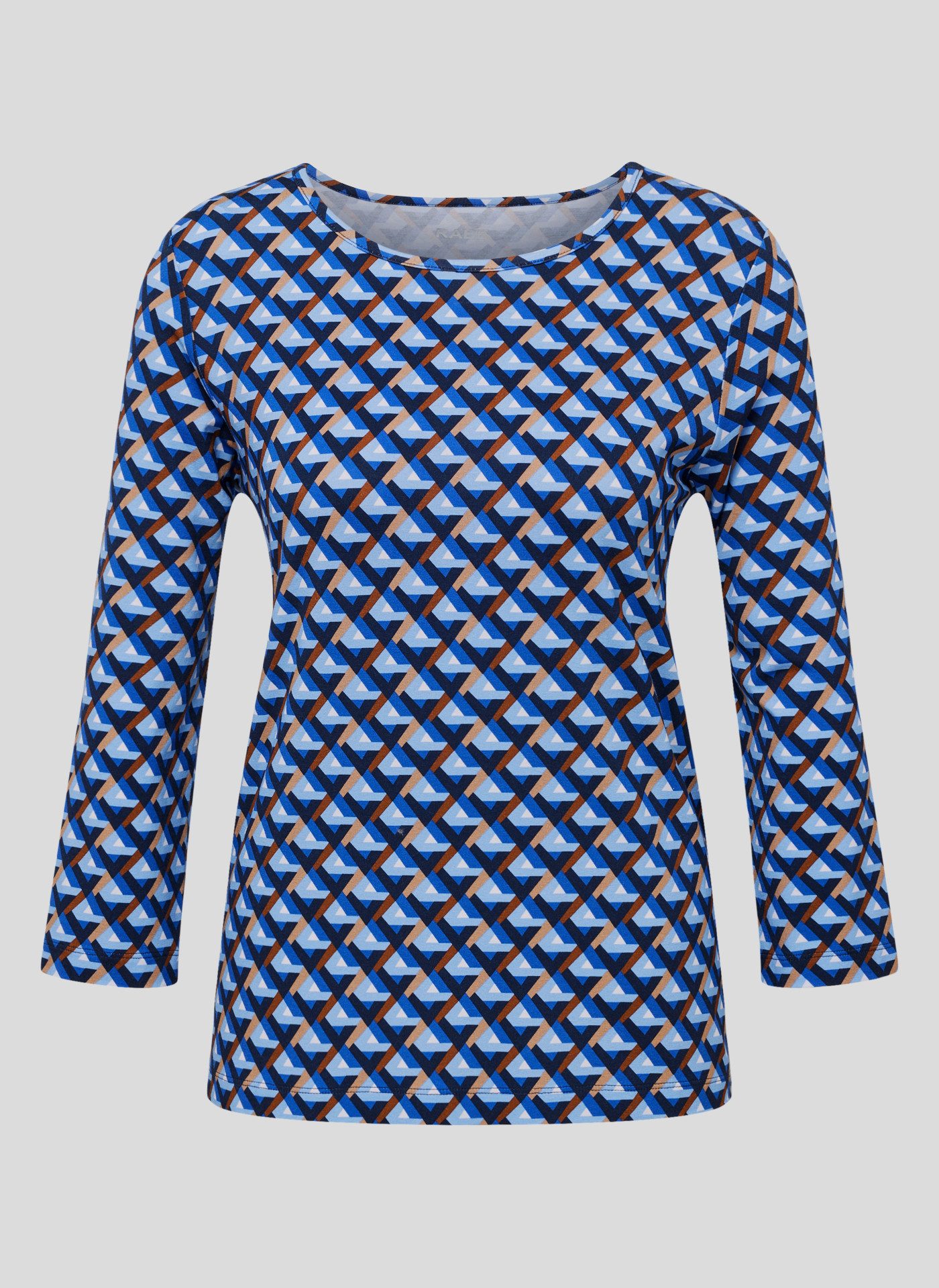 Rabe Shirt met 3/4 mouwen met grafisch patroon