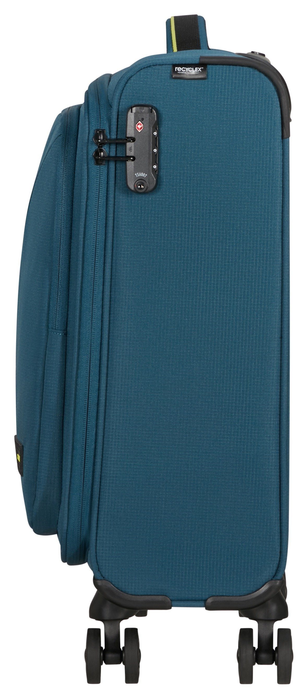 American Tourister® Trolley (handbagage) TAKE2CABIN, 55 cm harbor blue Handbagage-koffer koffer reisbagage zachte koffer TSA-cijferslot