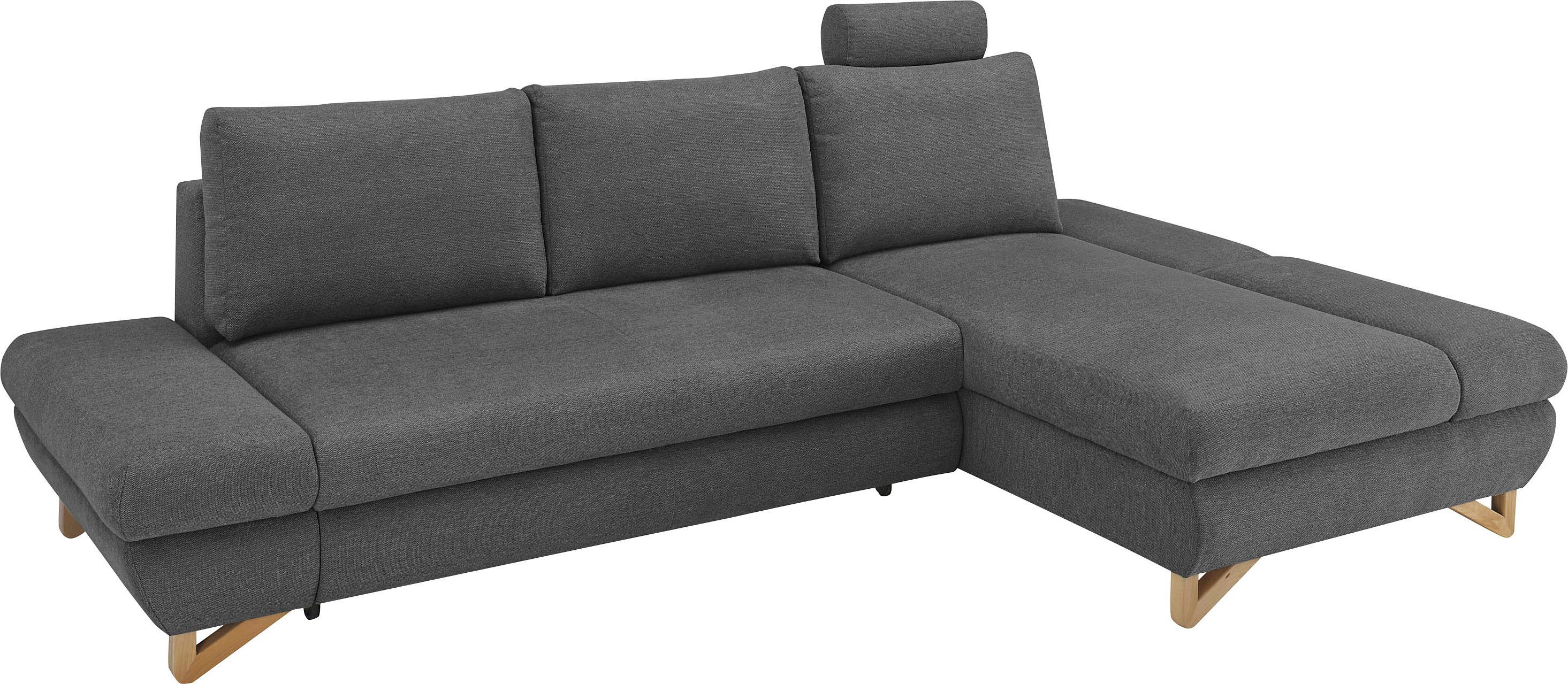 INOSIGN Slaapbank City/Giron comfortabele slaapbank (ligoppervlak 245 x 138 cm) en bedlade