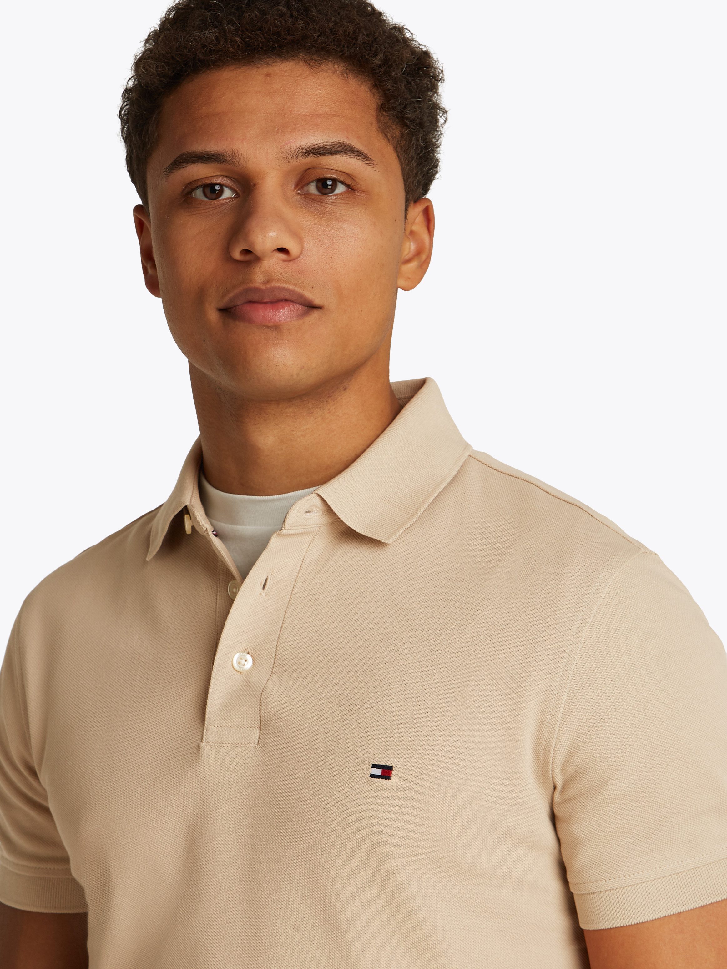 Tommy Hilfiger Poloshirt 1985 SLIM POLO hoogwaardige katoen-piqué kwaliteit