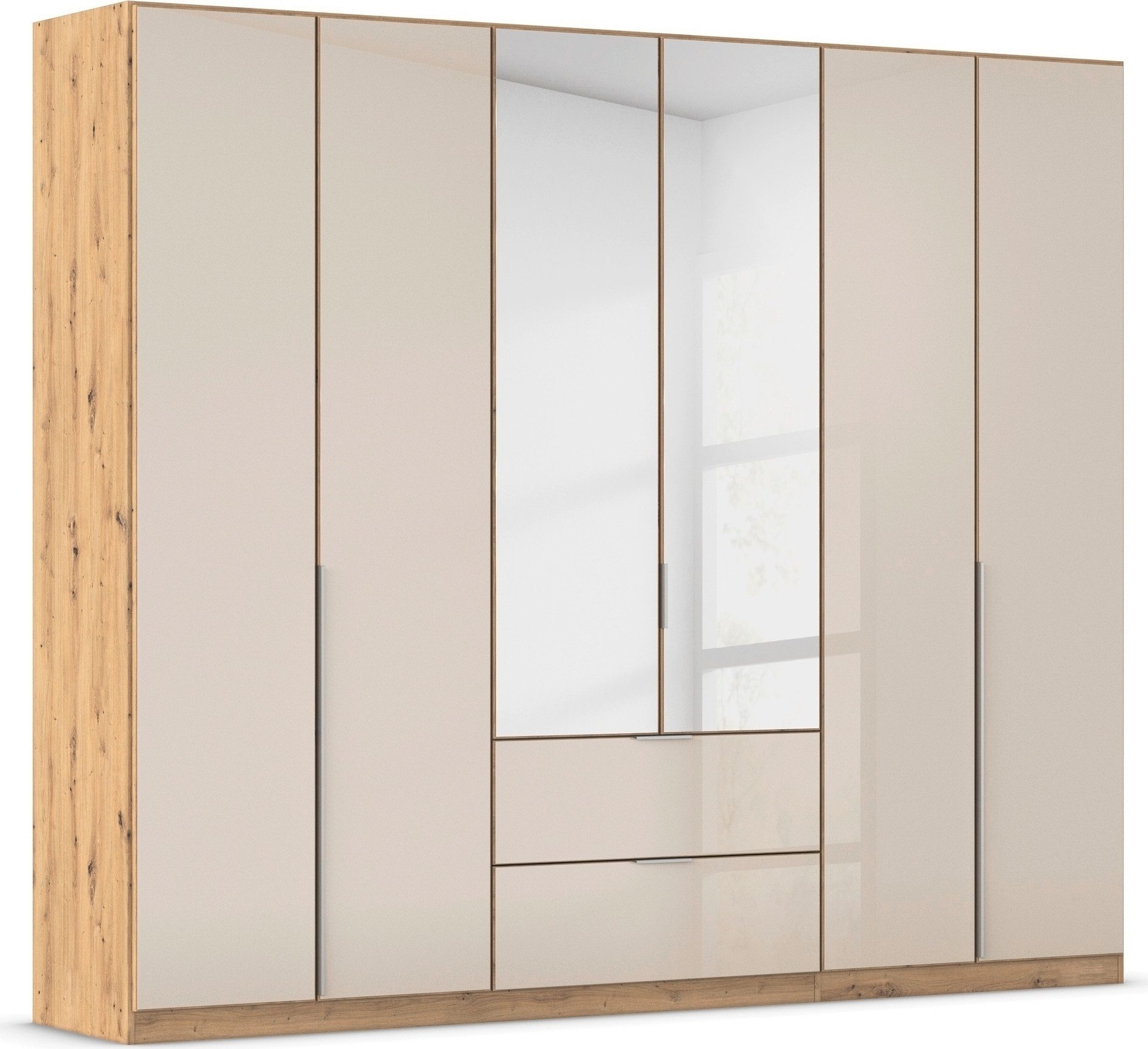 Rauch Draaideurkast Kledingkasten kast garderobe AGORDO met glazen front