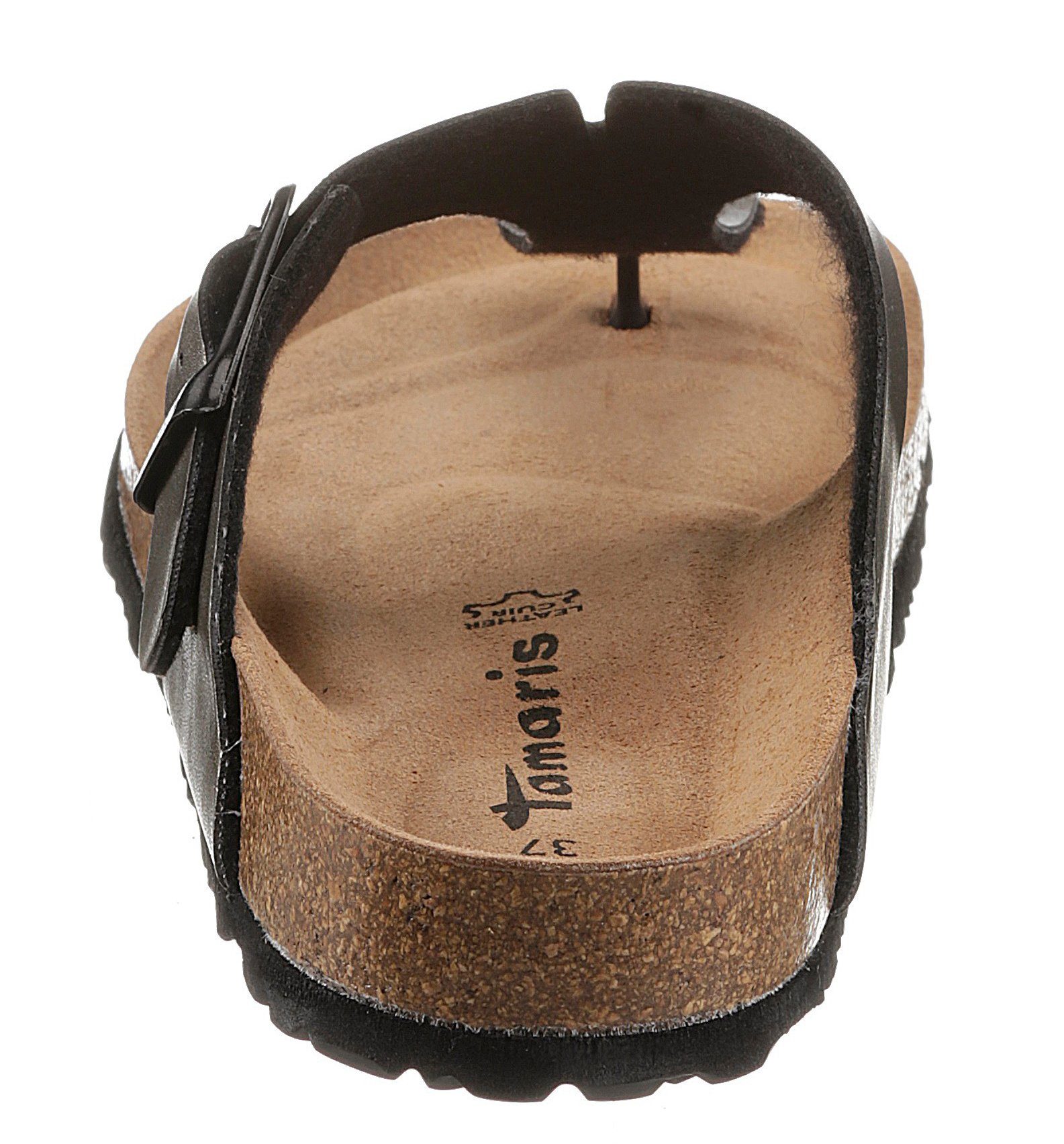 Tamaris Teenslippers Corra zomerschoen, slippers met comfortabele tussenstuk voor de tenen