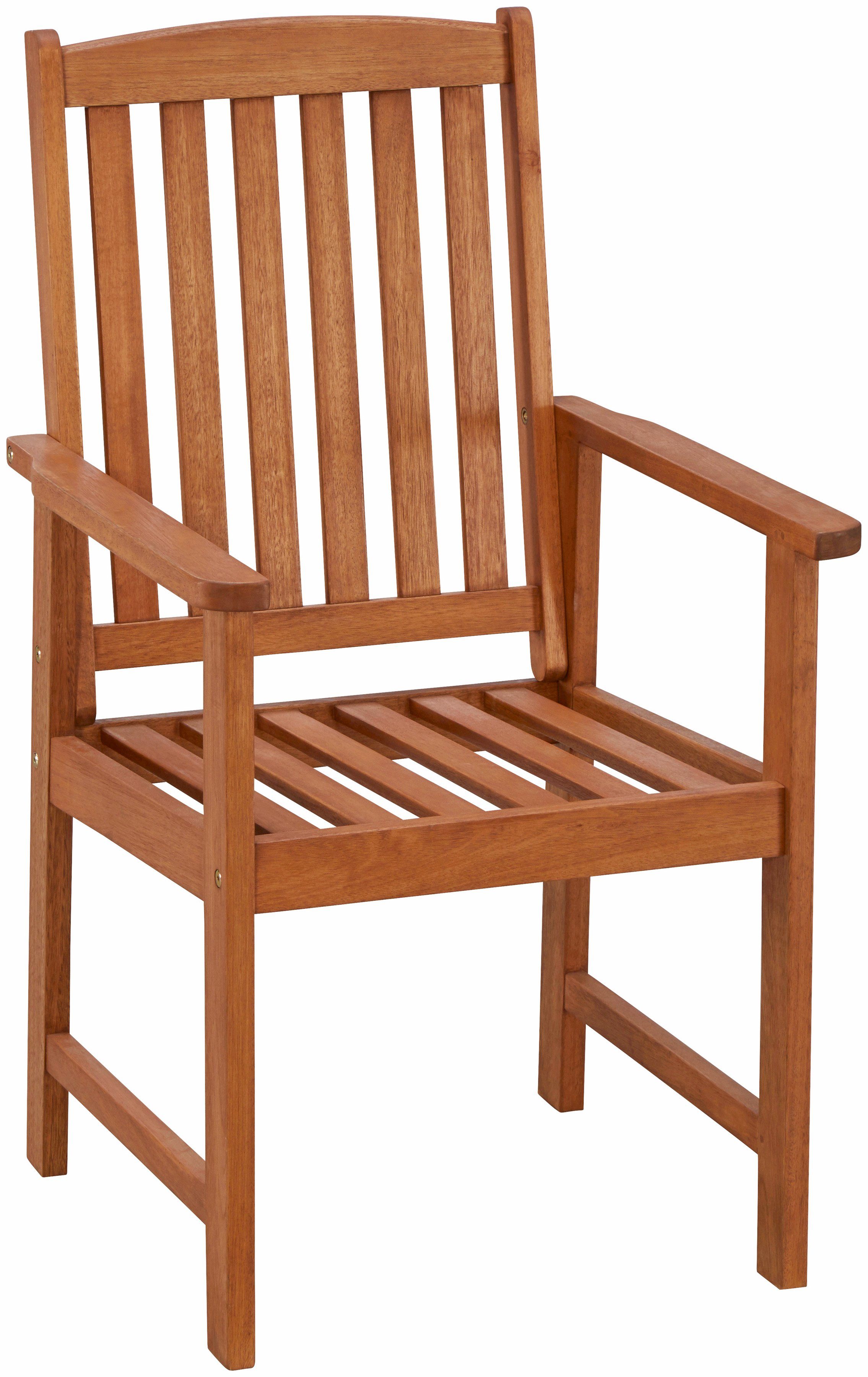MERXX Tuinstoel Montana set van 2, aluminium/textiel, bruin, incl. kussens (set, 2 stuks)