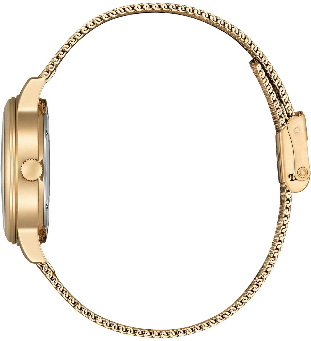 Citizen Solarhorloge Polshorloge, dameshorloge, roestvrijstalen band, analoog, datum, Eco-Drive