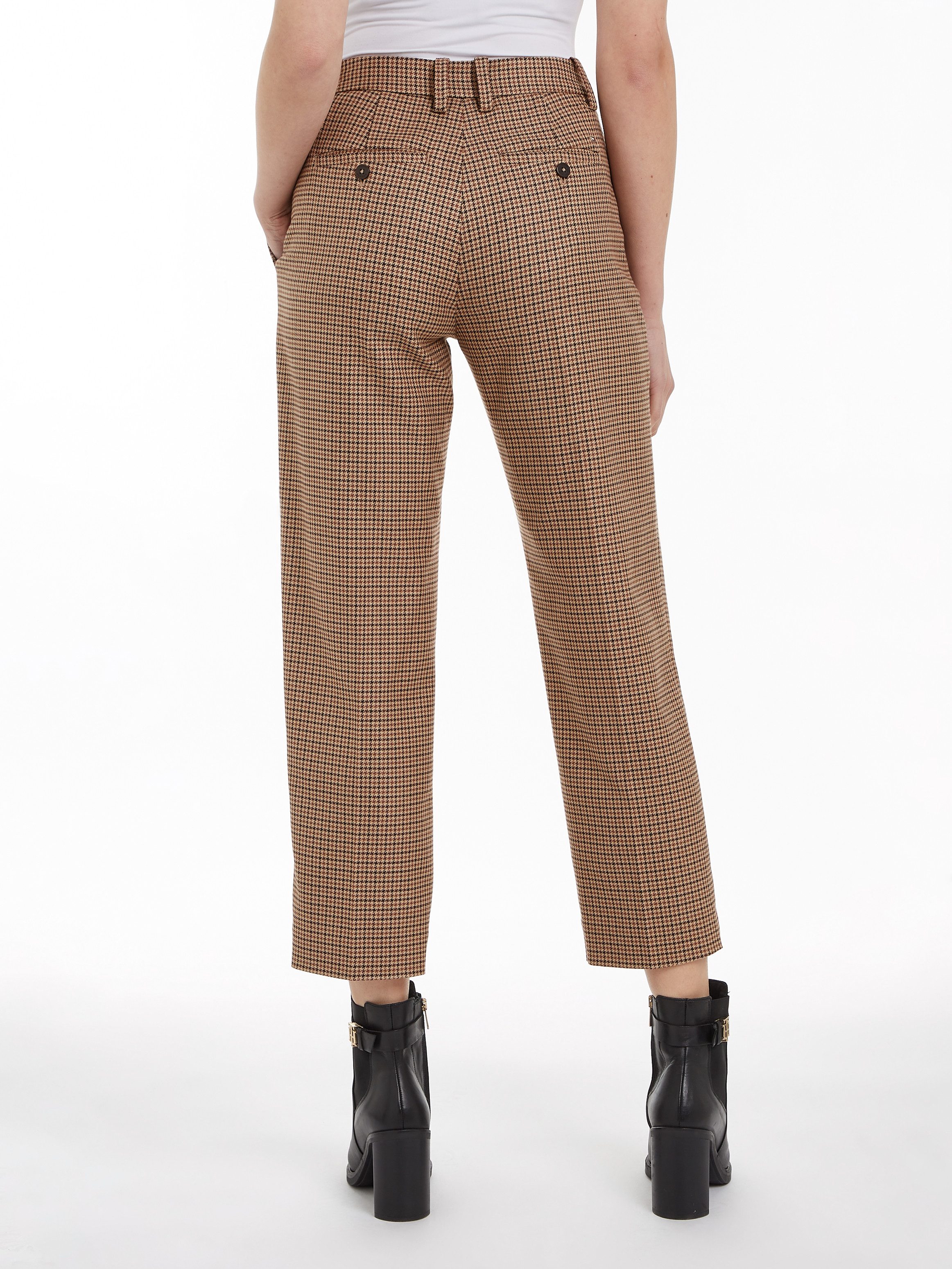 Tommy Hilfiger Geweven broek CORE CHECK SLIM STRAIGHT PANT