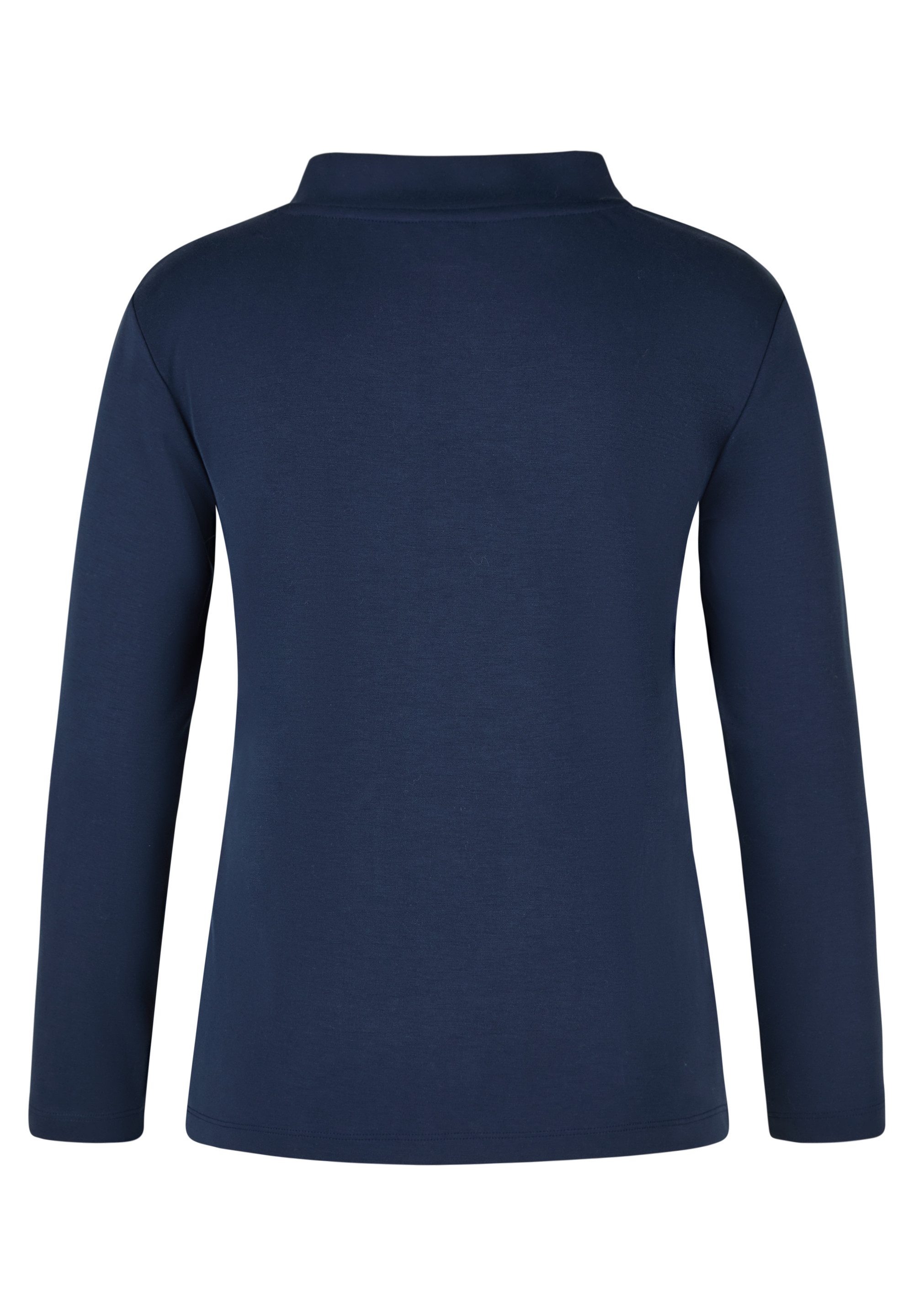 Rabe Shirt met lange mouwen in colorblocking-look en met glitterstenen