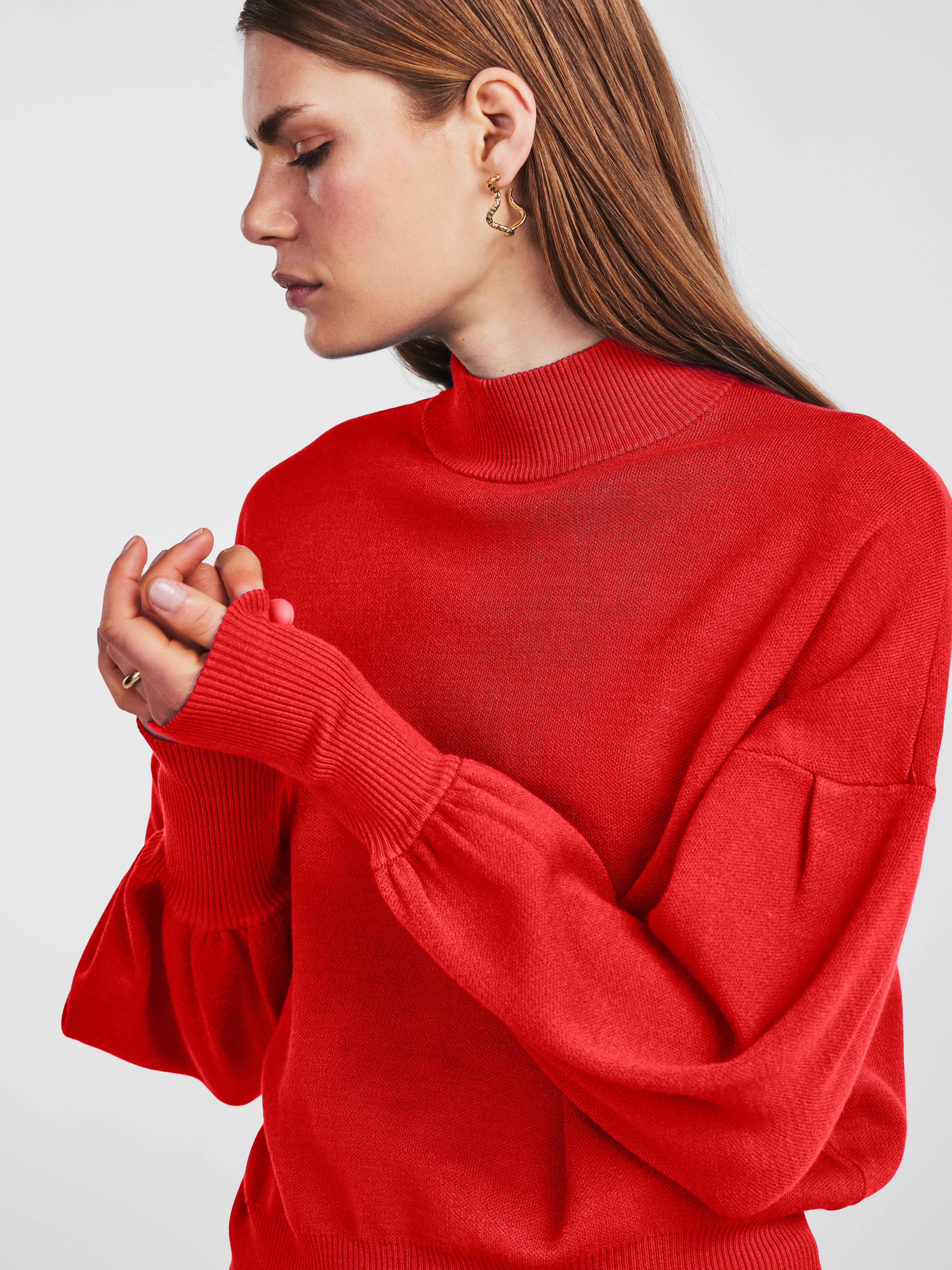 Y.A.S Gebreide trui YASFONNY LS KNIT PULLOVER S. NOOS