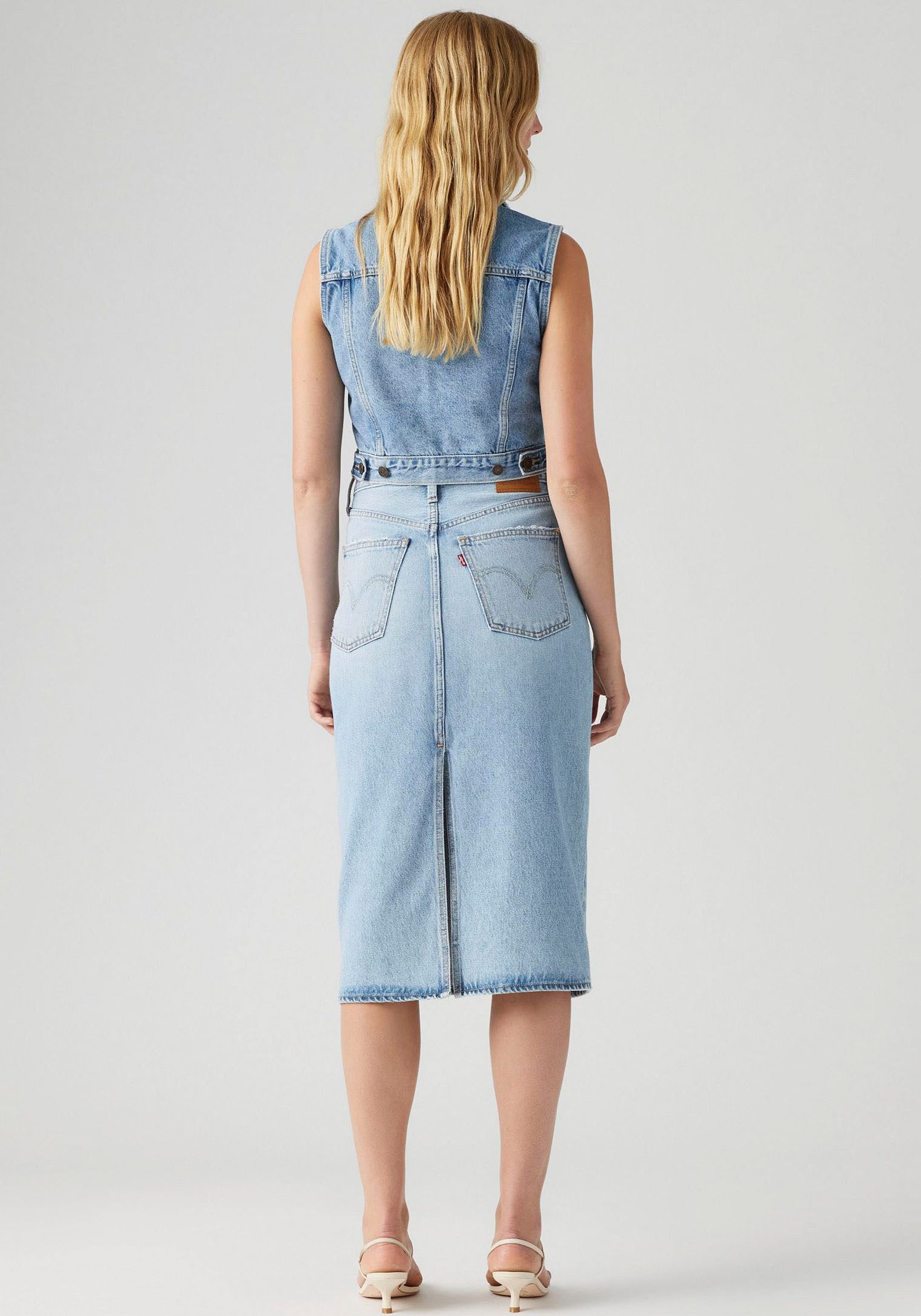 Levi's® Jeans rok HR BACK SLIT SKIR