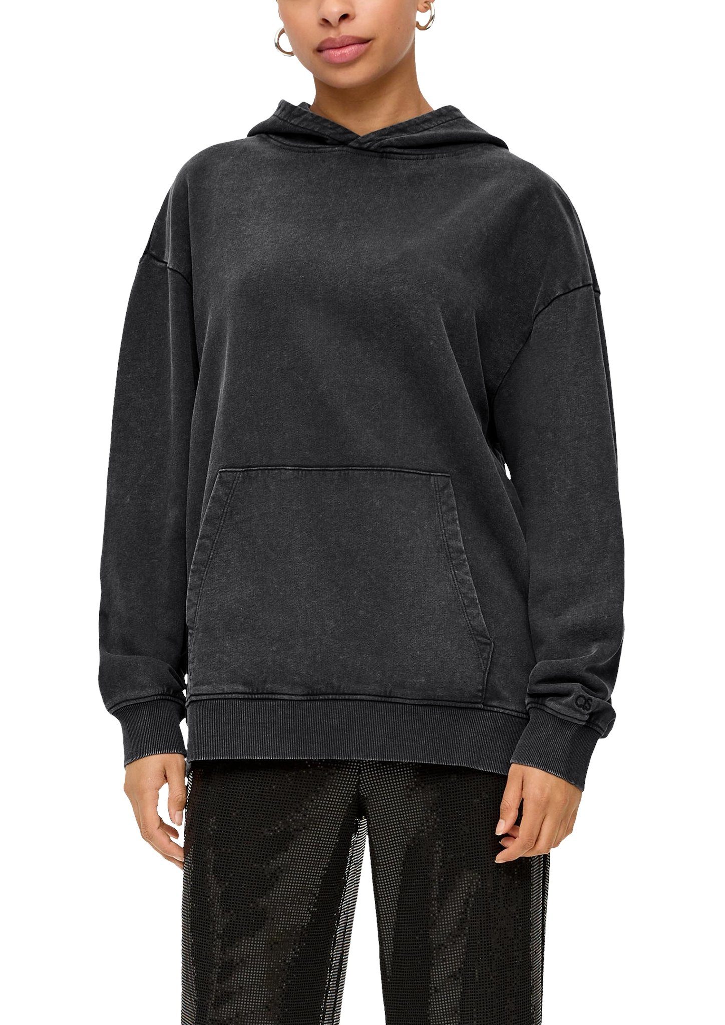 Q/S designed by Sweatshirt met grote tekst op de rug