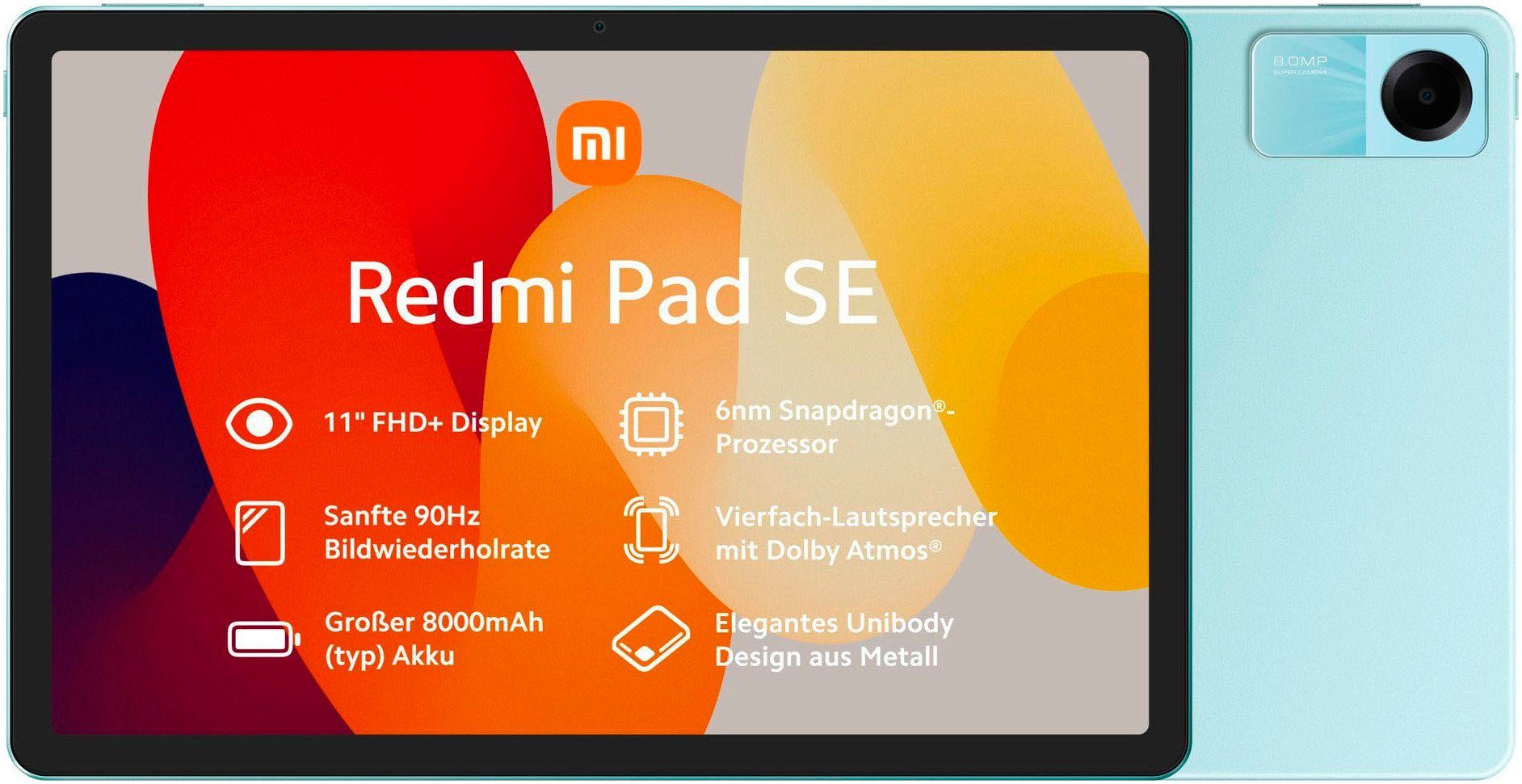 Xiaomi Tablet Redmi Pad SE 4+128GB, 11", Android