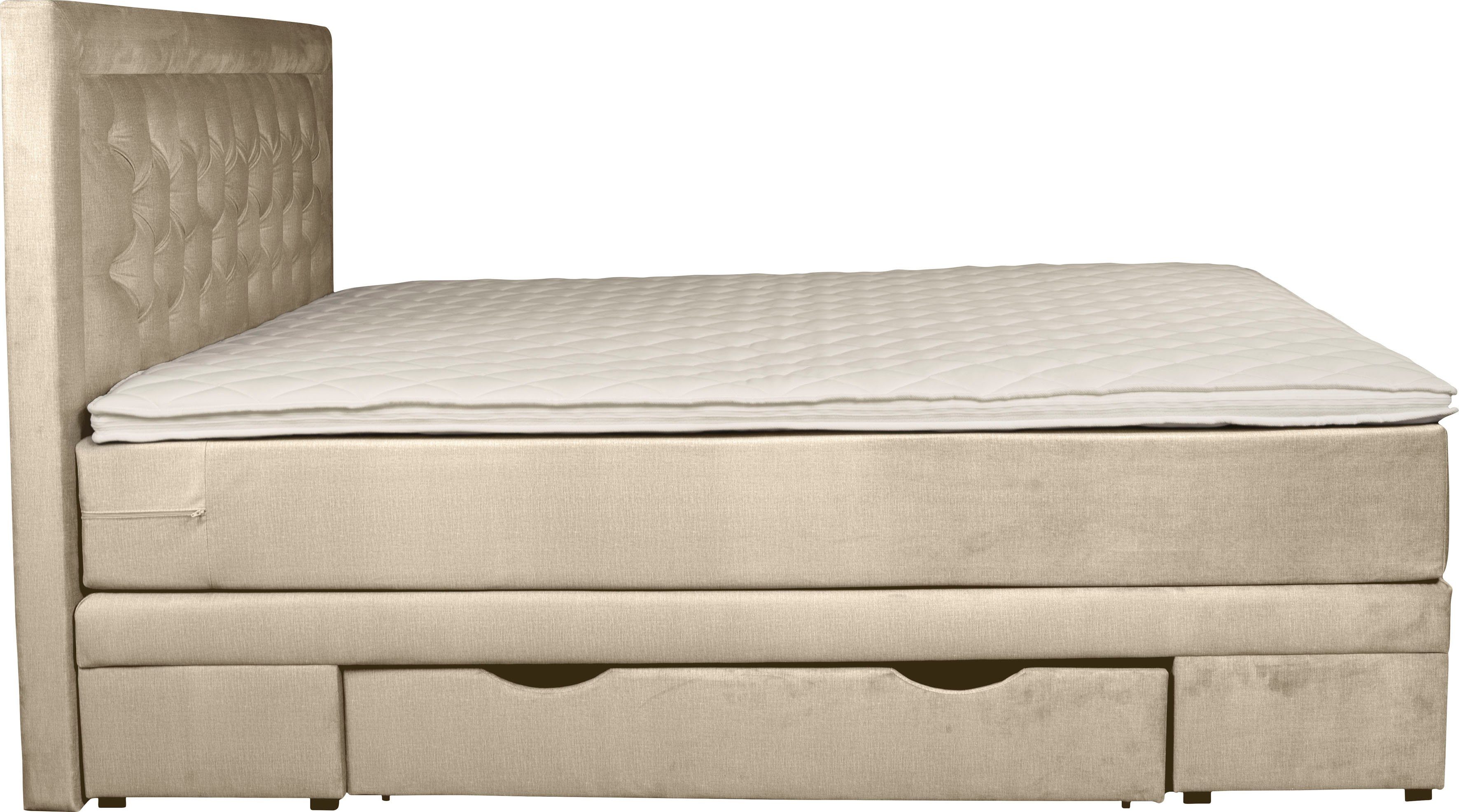 Leonique Boxspring Julien met pocketveringsmatras