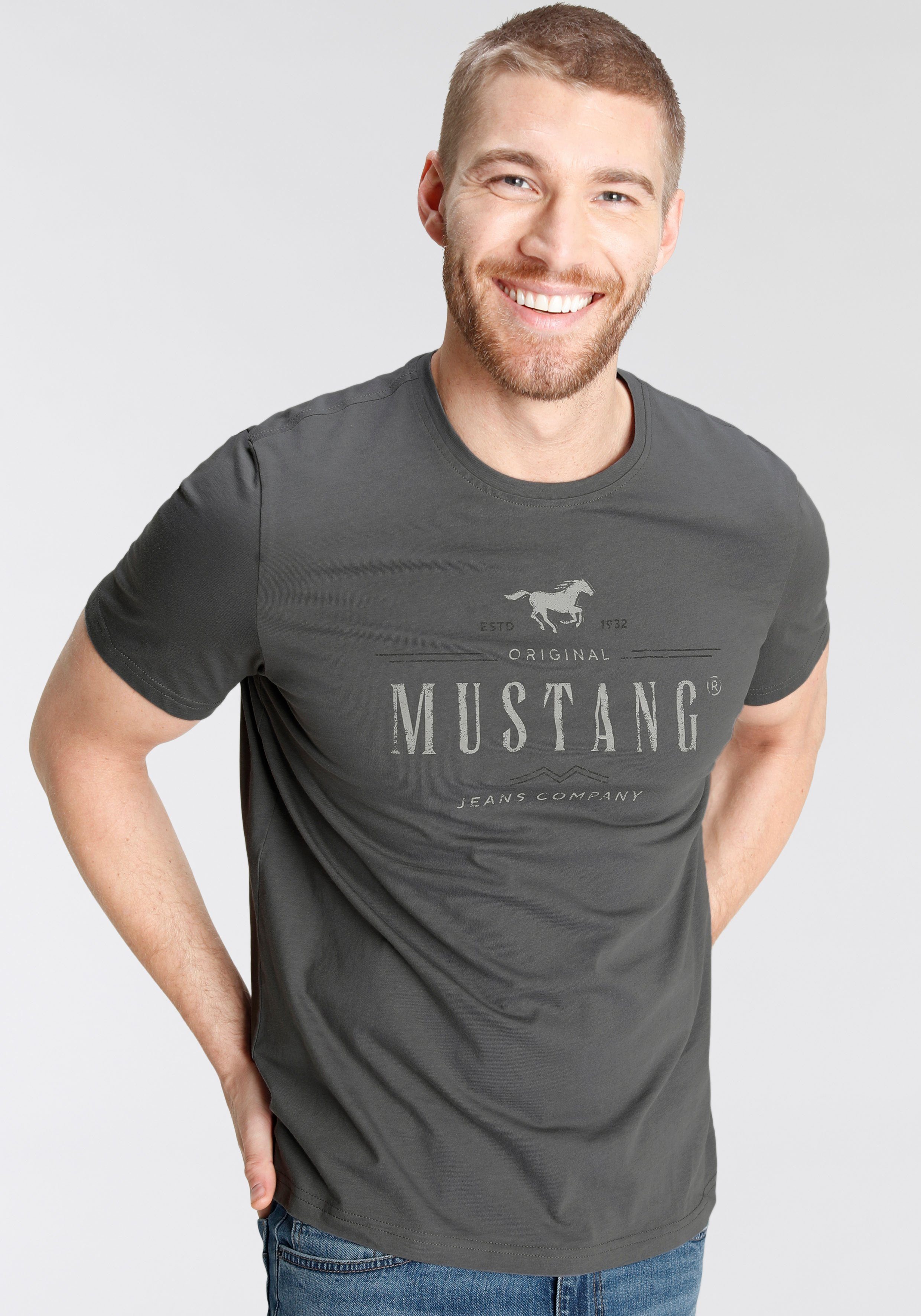 MUSTANG T-shirt Style Alex C Print