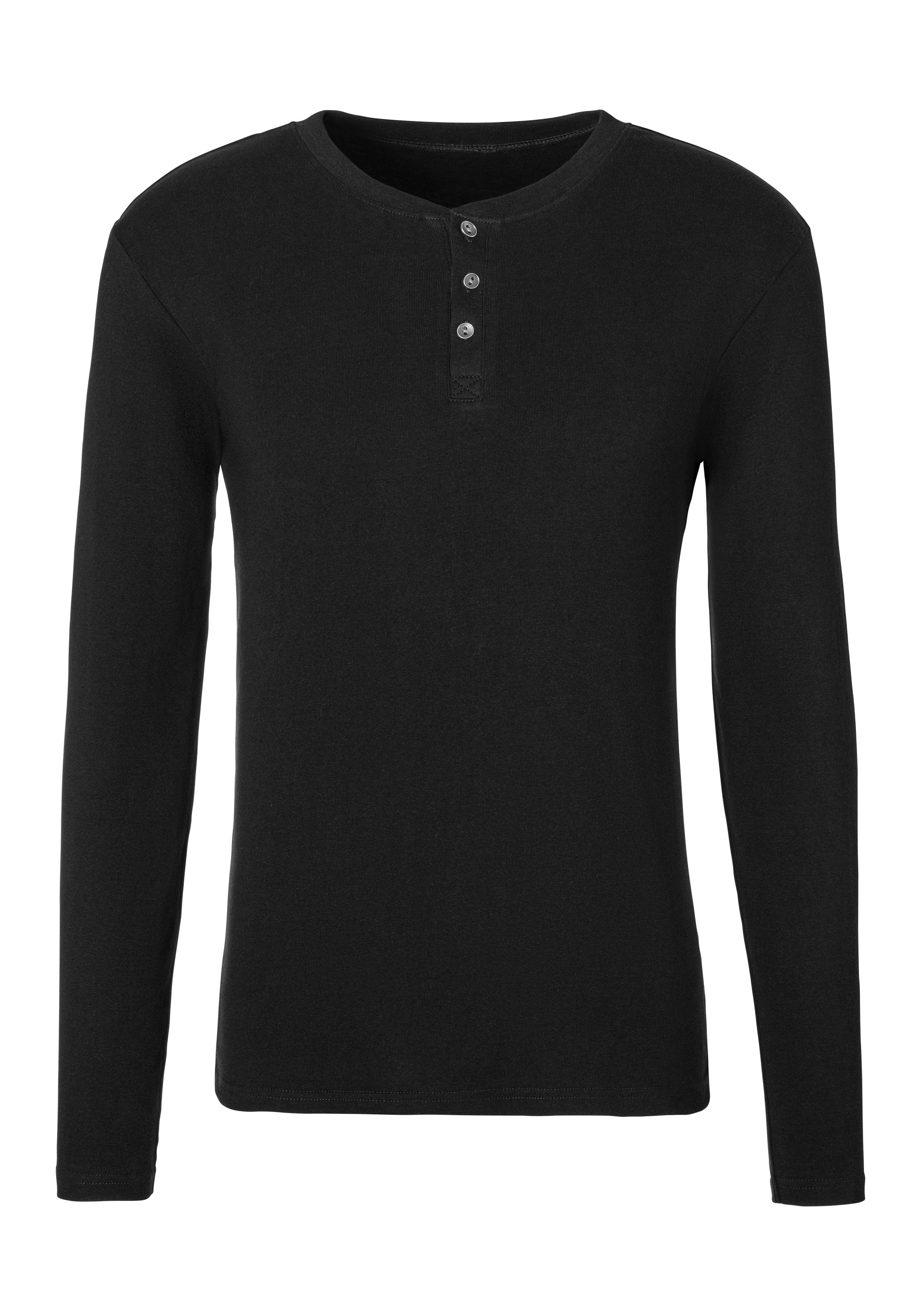 H.I.S Shirt met lange mouwen met luxueuze knoopsluiting