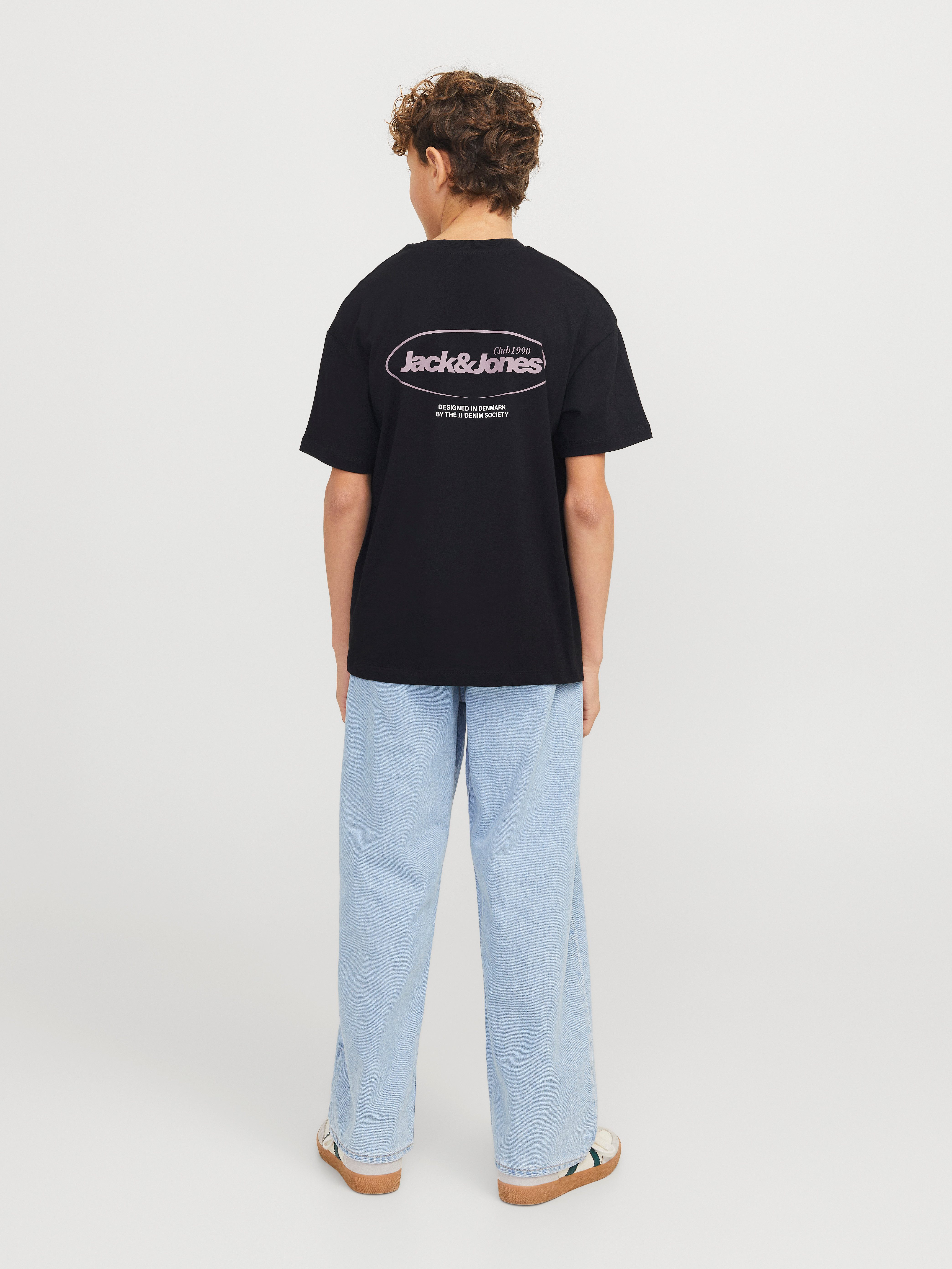 Jack & Jones Junior Shirt met ronde hals JJEBRADLEY GRAPHIC TEE SS O-NECK JNR