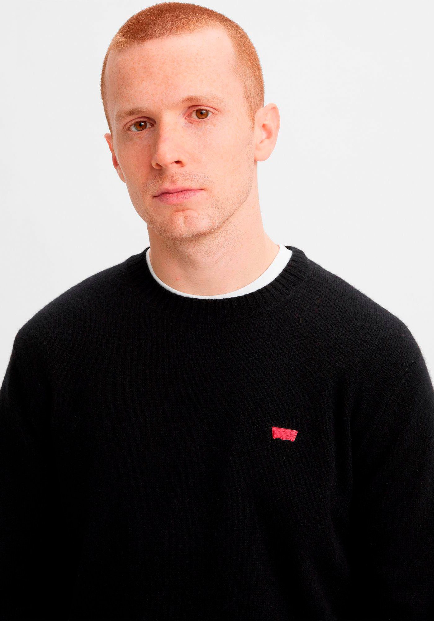 Levi's® Wollen trui ORIGINAL HM SWEATER in klassieke ronde halsvorm