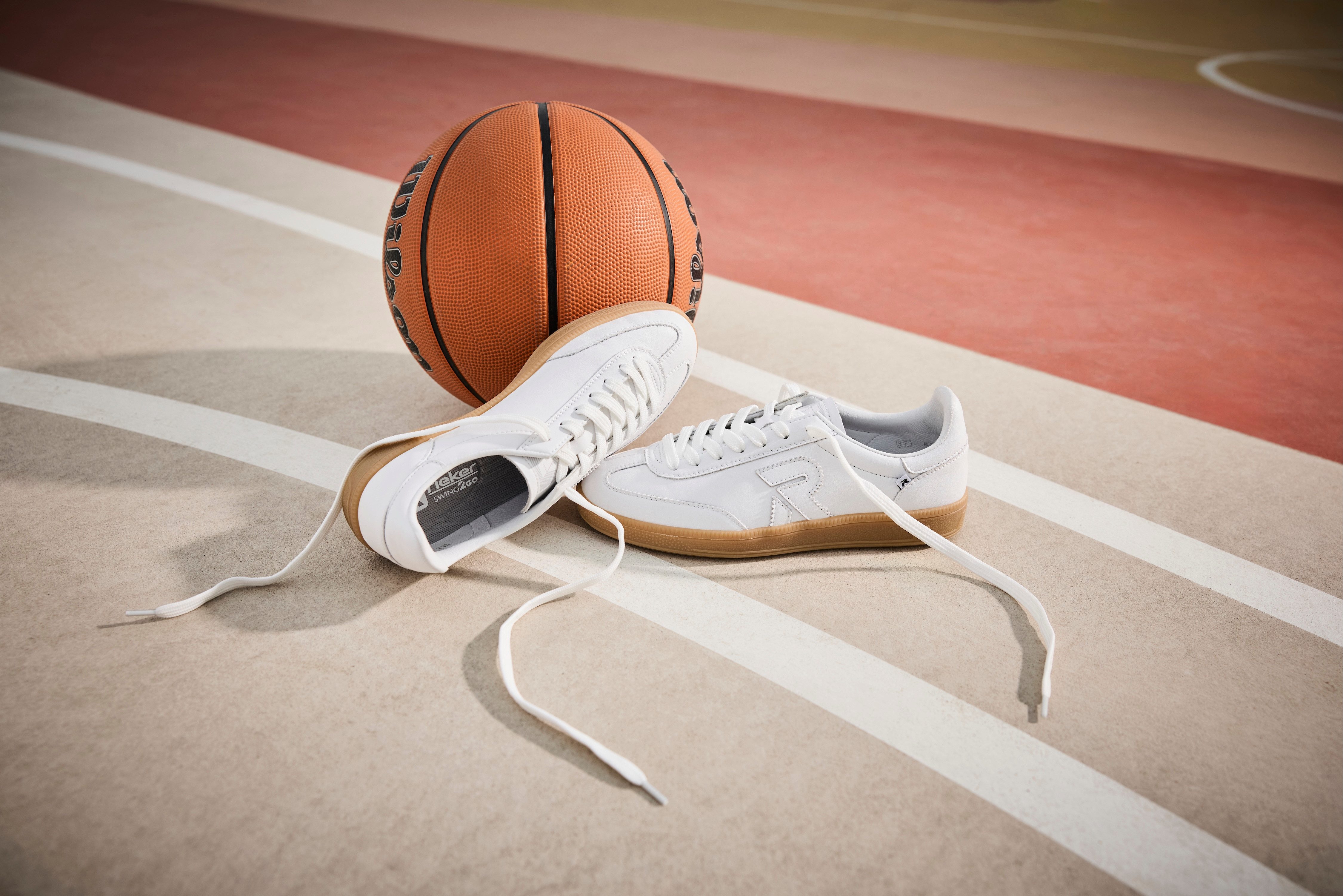 RIEKER Sport Sneakers , retro-sneaker, vrijetijdsschoen, lage schoen met uitneembaar voetbed