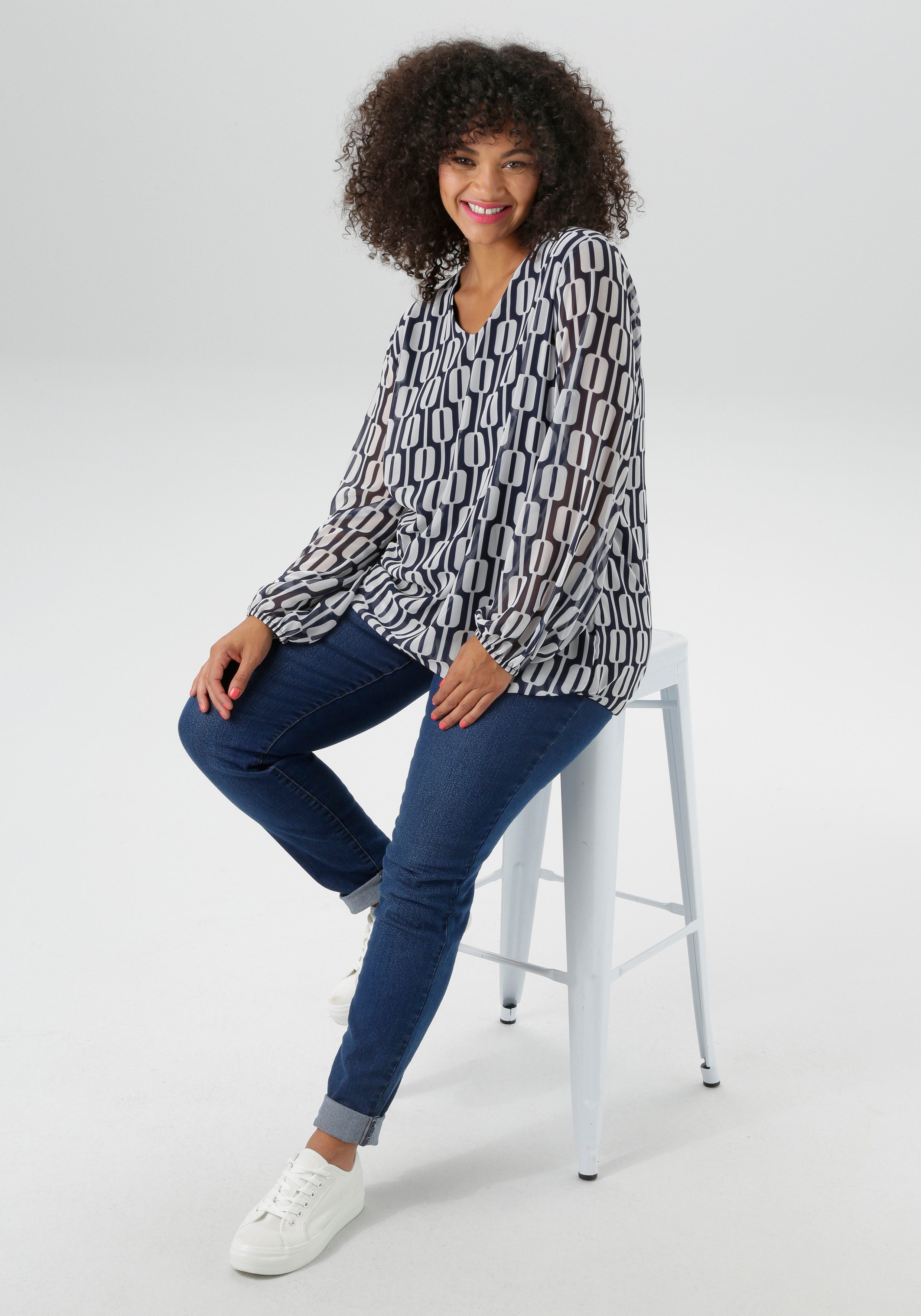 Aniston PLUS Blouse zonder sluiting