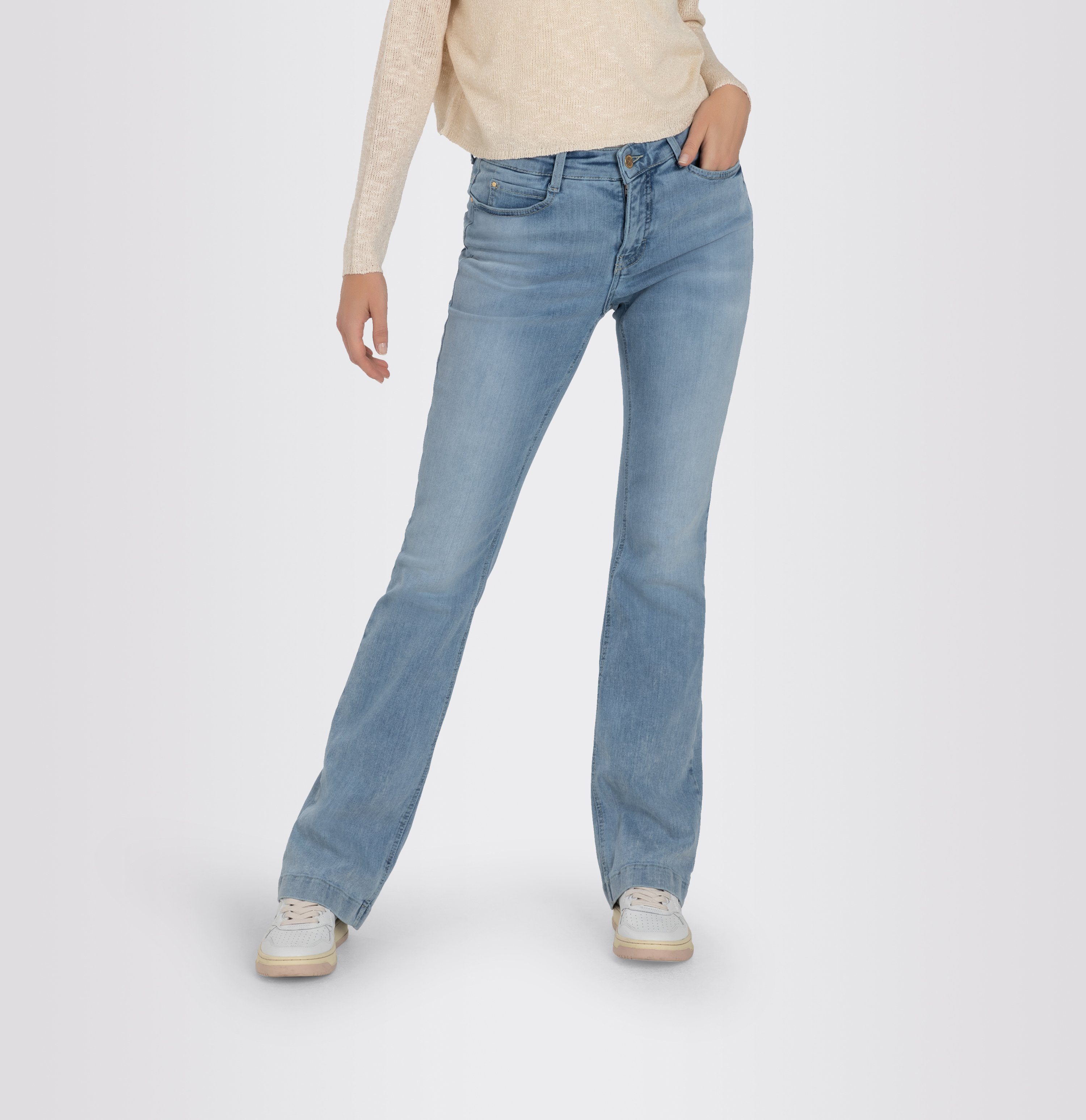 MAC Bootcut jeans Dream-Boot Recht belijnd met iets uitlopende pijpen