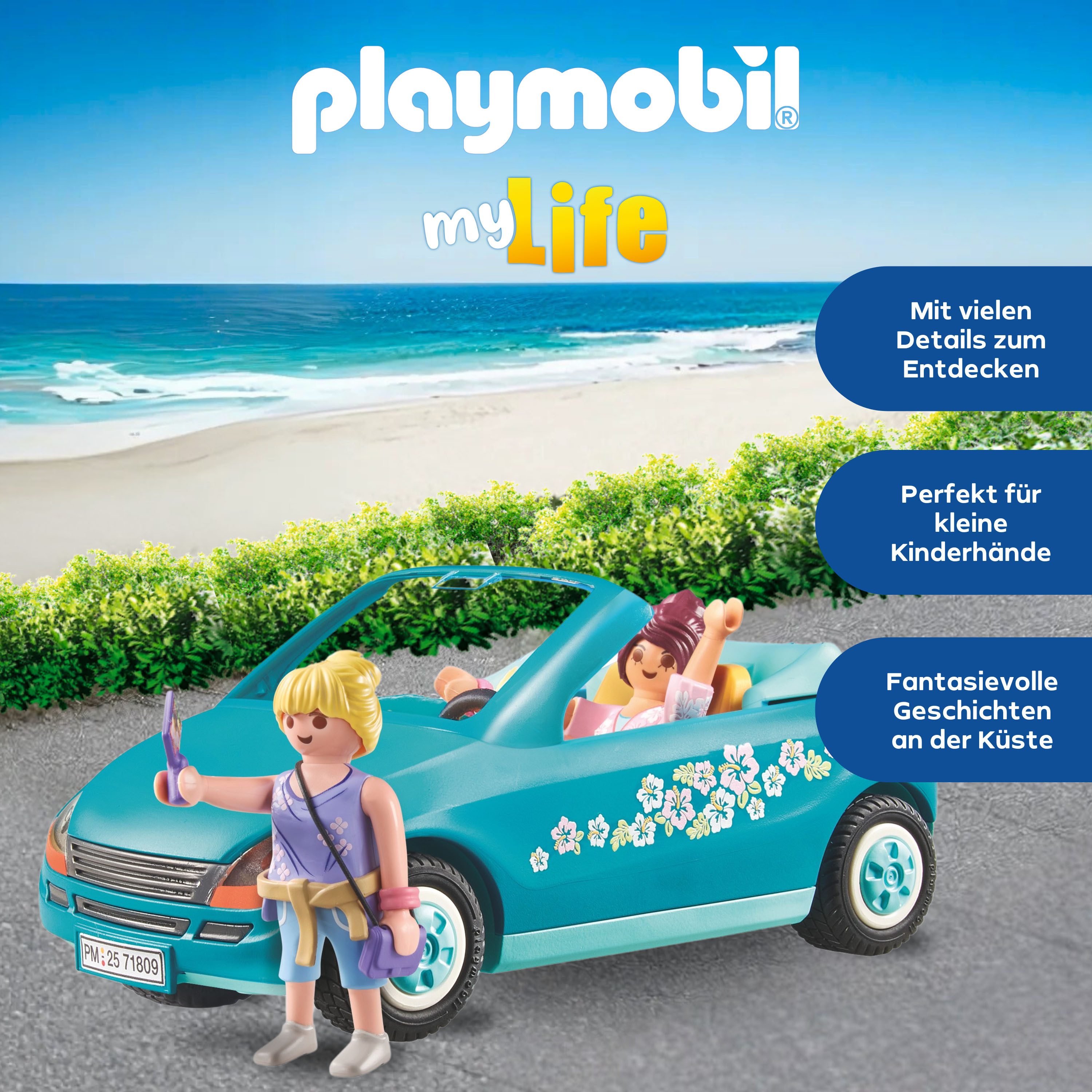 Playmobil® Constructie-speelset Cabrioausflug (71809), Playmobil My Life (30-delig)