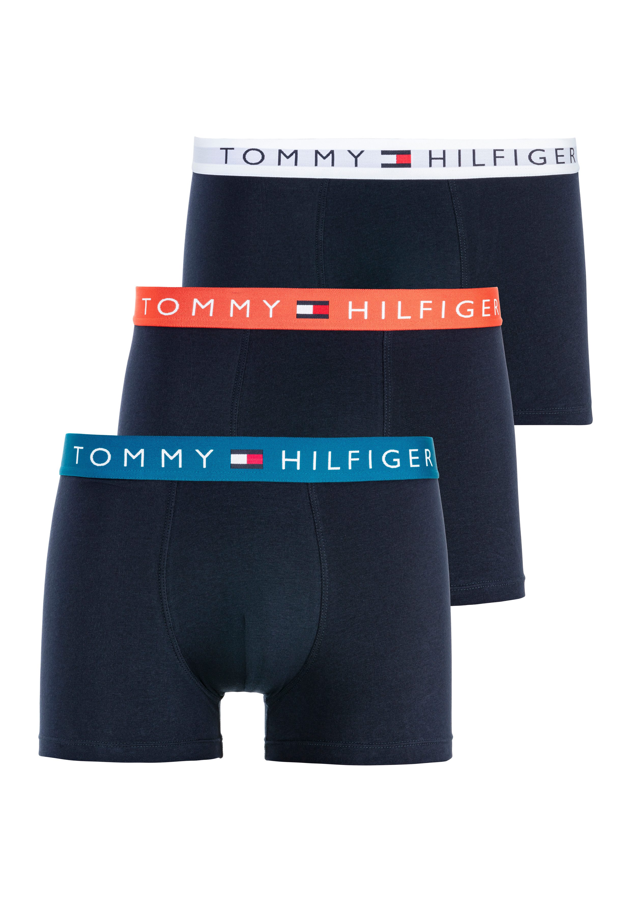 Tommy Hilfiger Boxershort met band met label in een set van 3 stuks