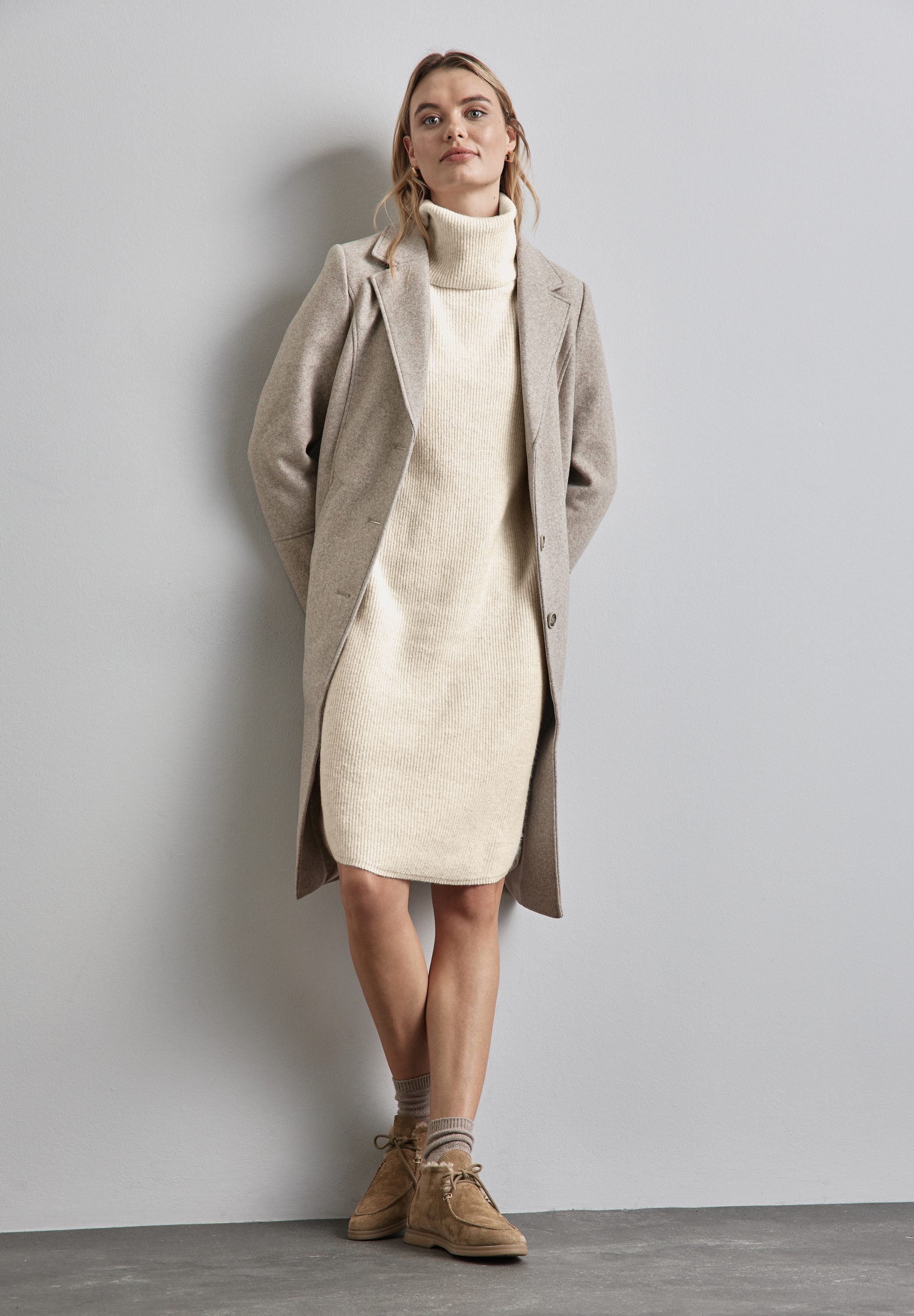 STREET ONE Mini-jurk met ribstructuur