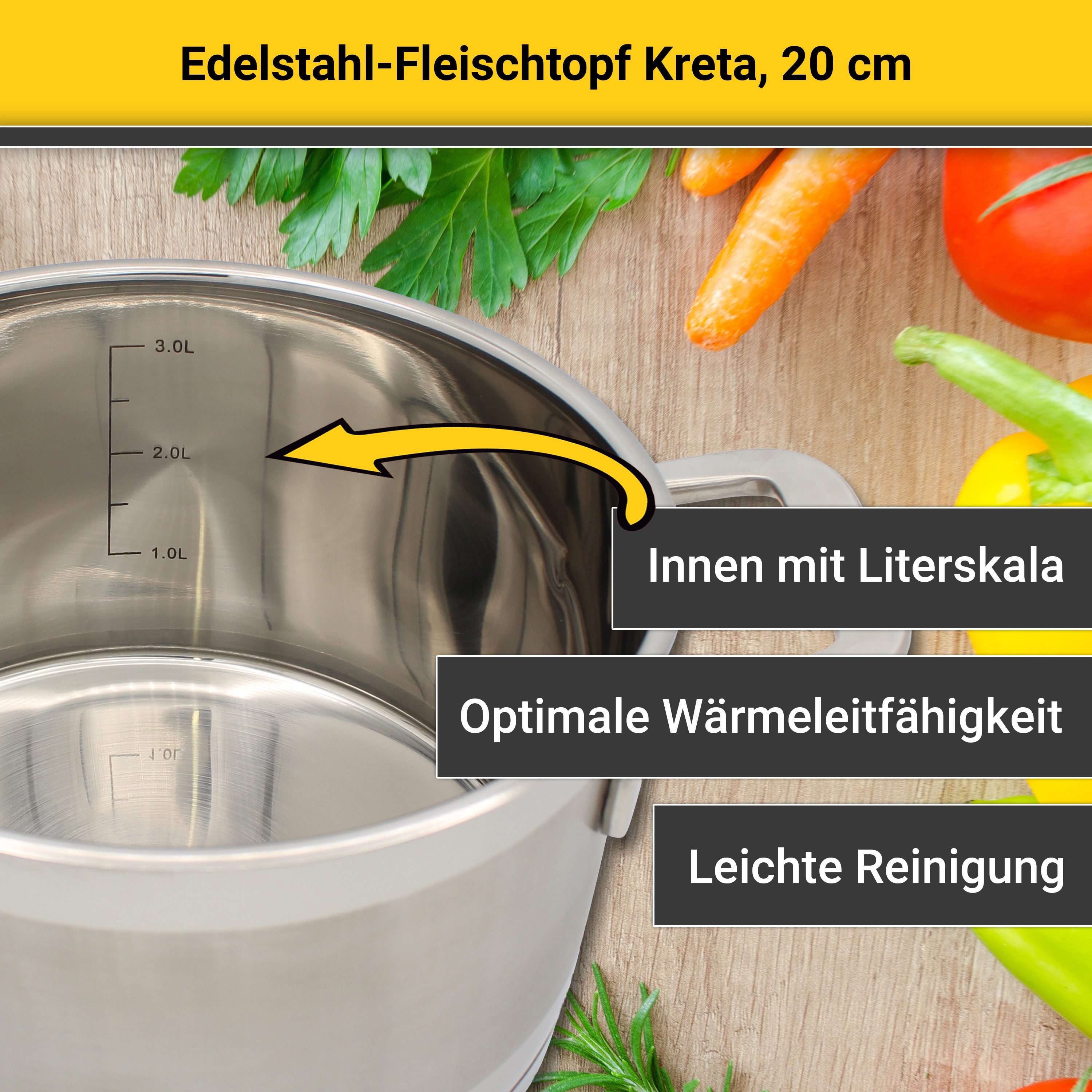 Krüger Braadpan Kreta Inductie