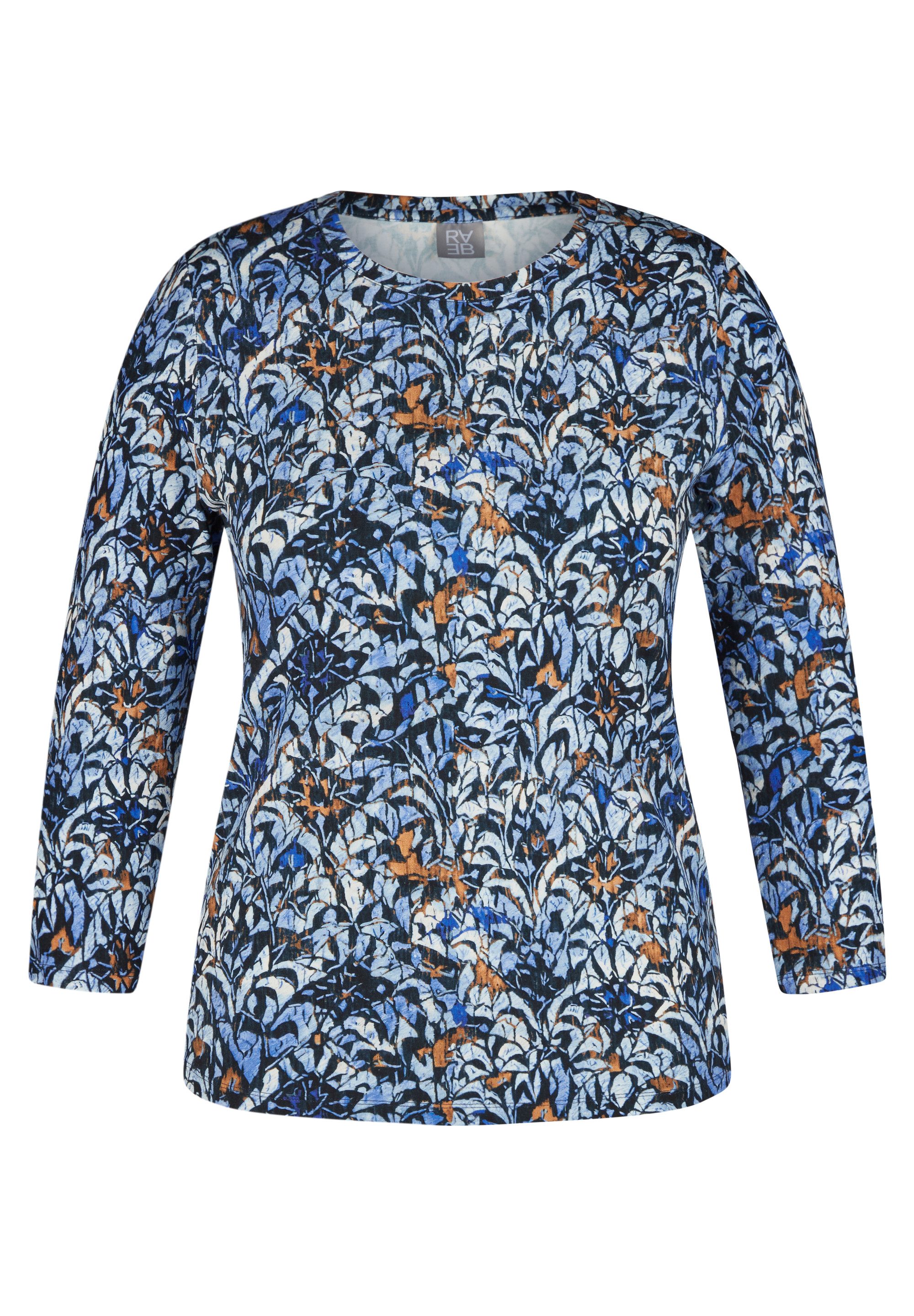 Rabe Shirt met 3/4 mouwen met gebloemde all-over print
