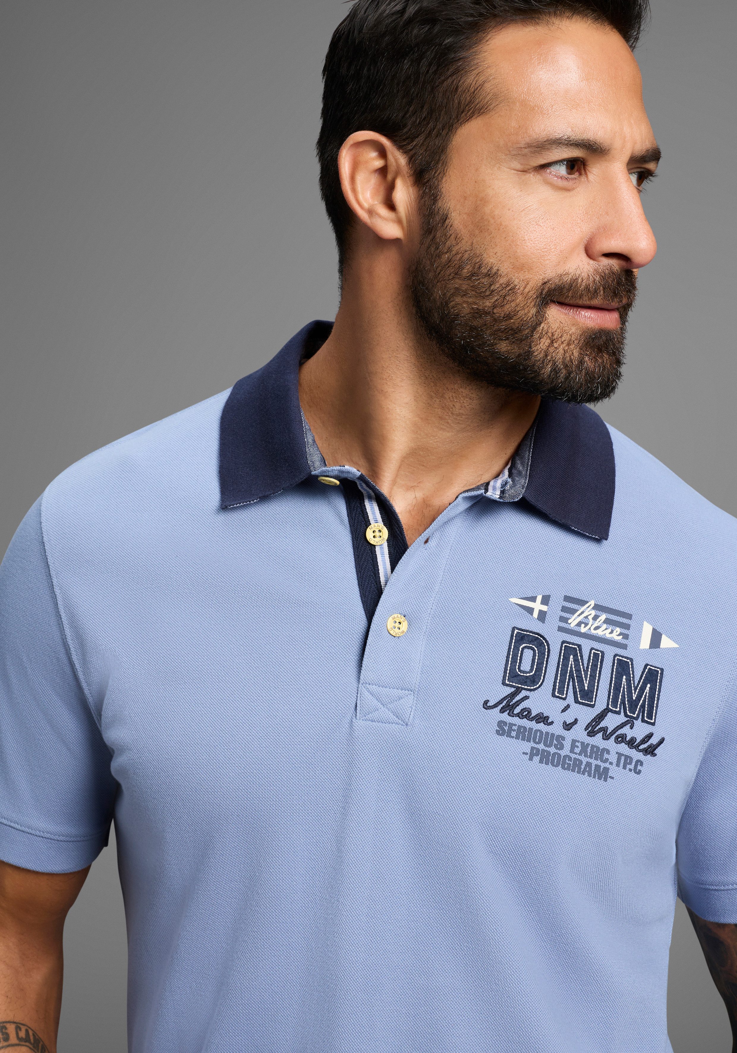 Man's World Poloshirt Korte mouwen, met polokraag, voor sportieve activiteiten