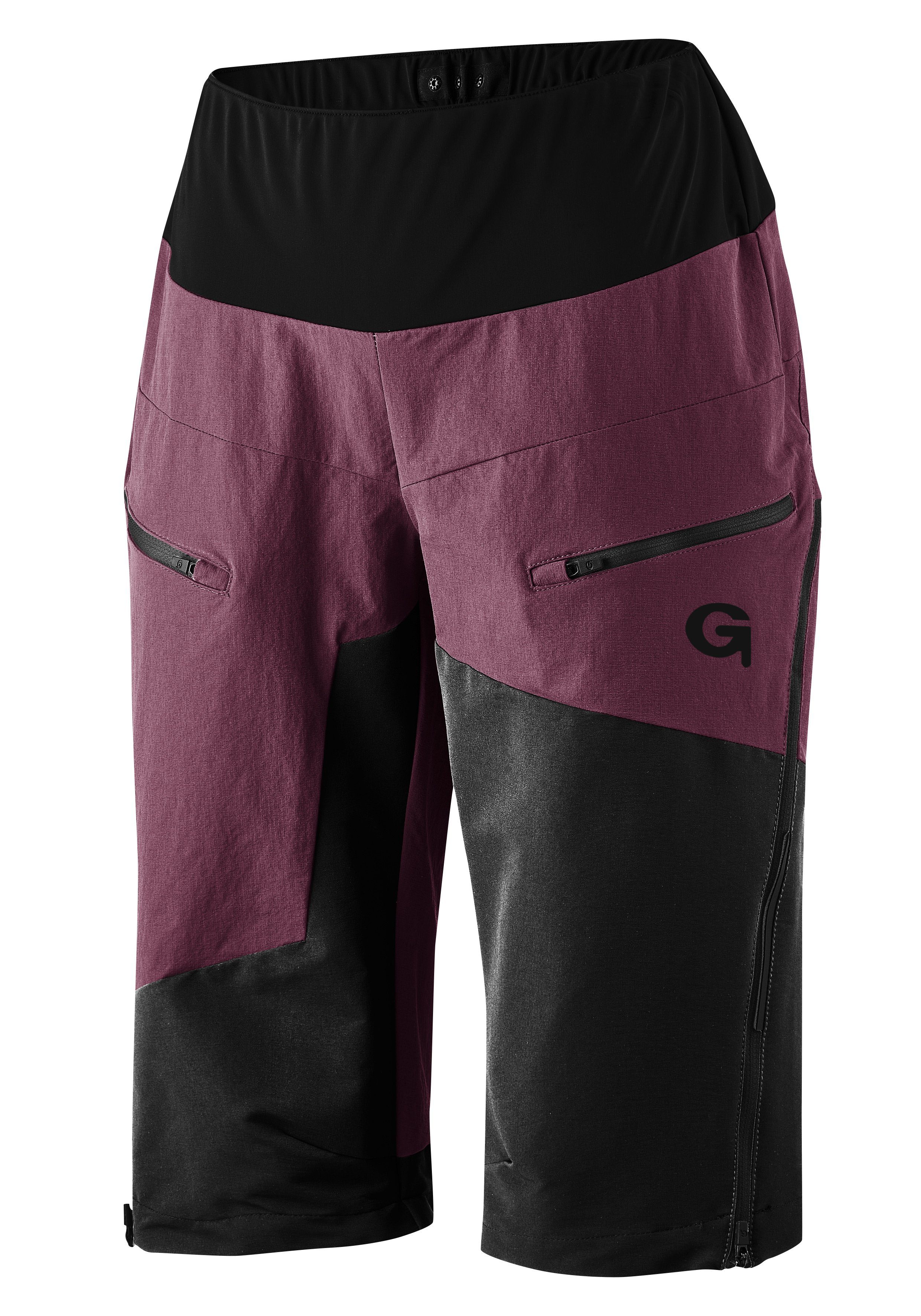 Gonso Fietsbroekje LOMASO Heren fiets-short, MTB fietspants met zitkussen, flexibele taille