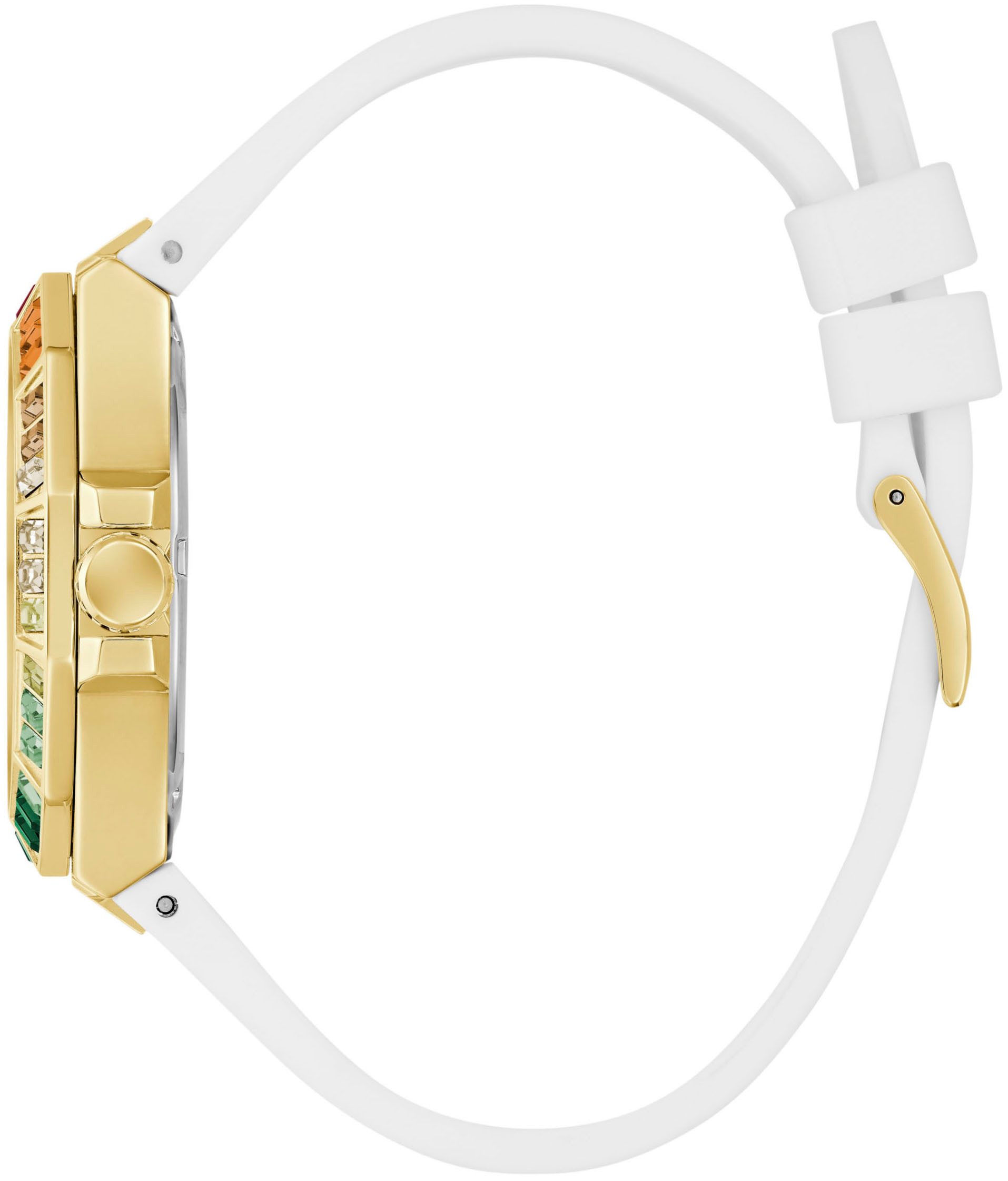 Guess Multifunctioneel horloge Selene Quartzhorloge, horloge, damenuur, datum, 12/24-uurs weergave