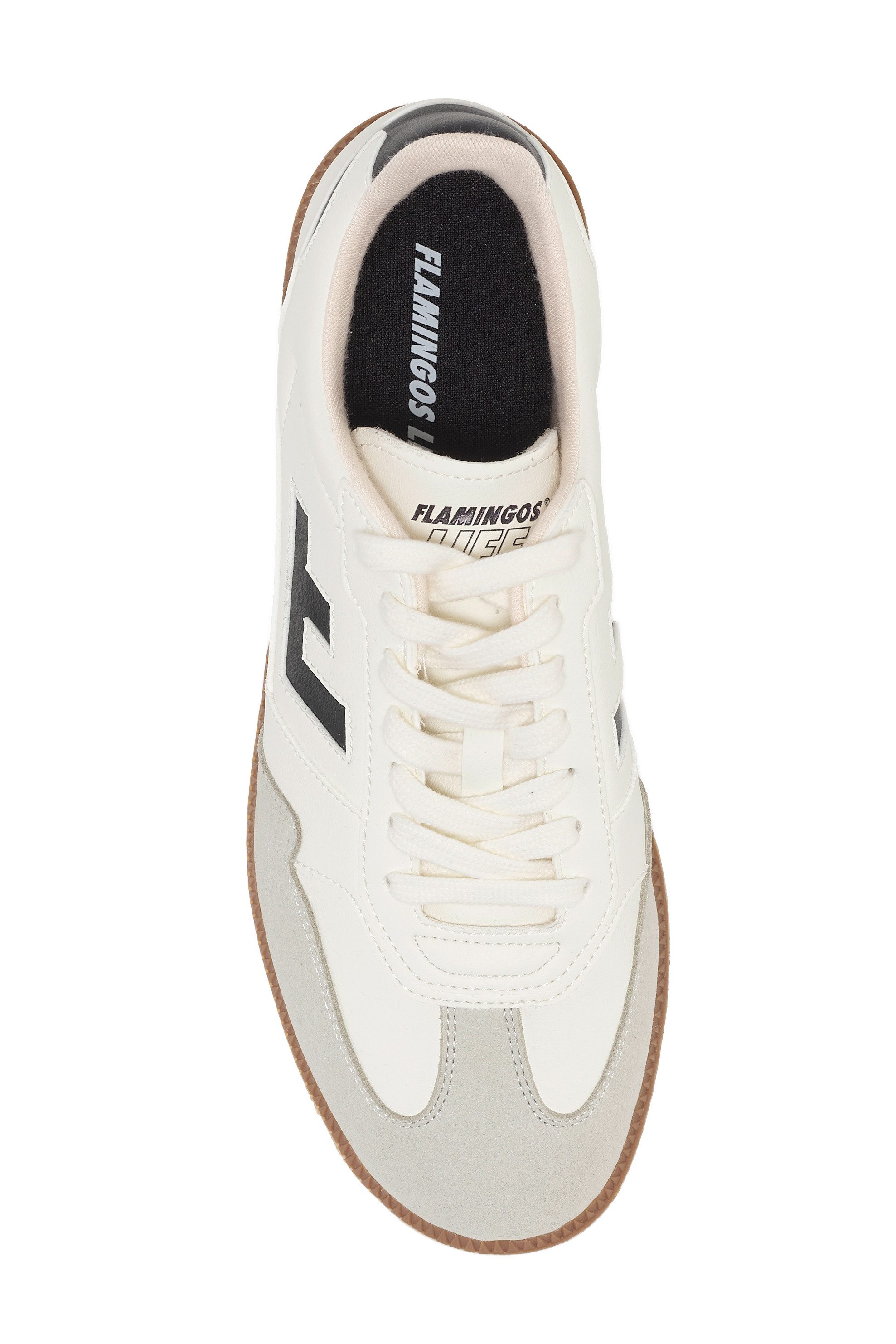 MUSTANG Sneakers BURELA SLIM vegan sneaker, bovenmateriaal van 70% maïsresten