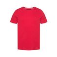 tommy hilfiger t-shirt stacked hilfiger back logo tee rood